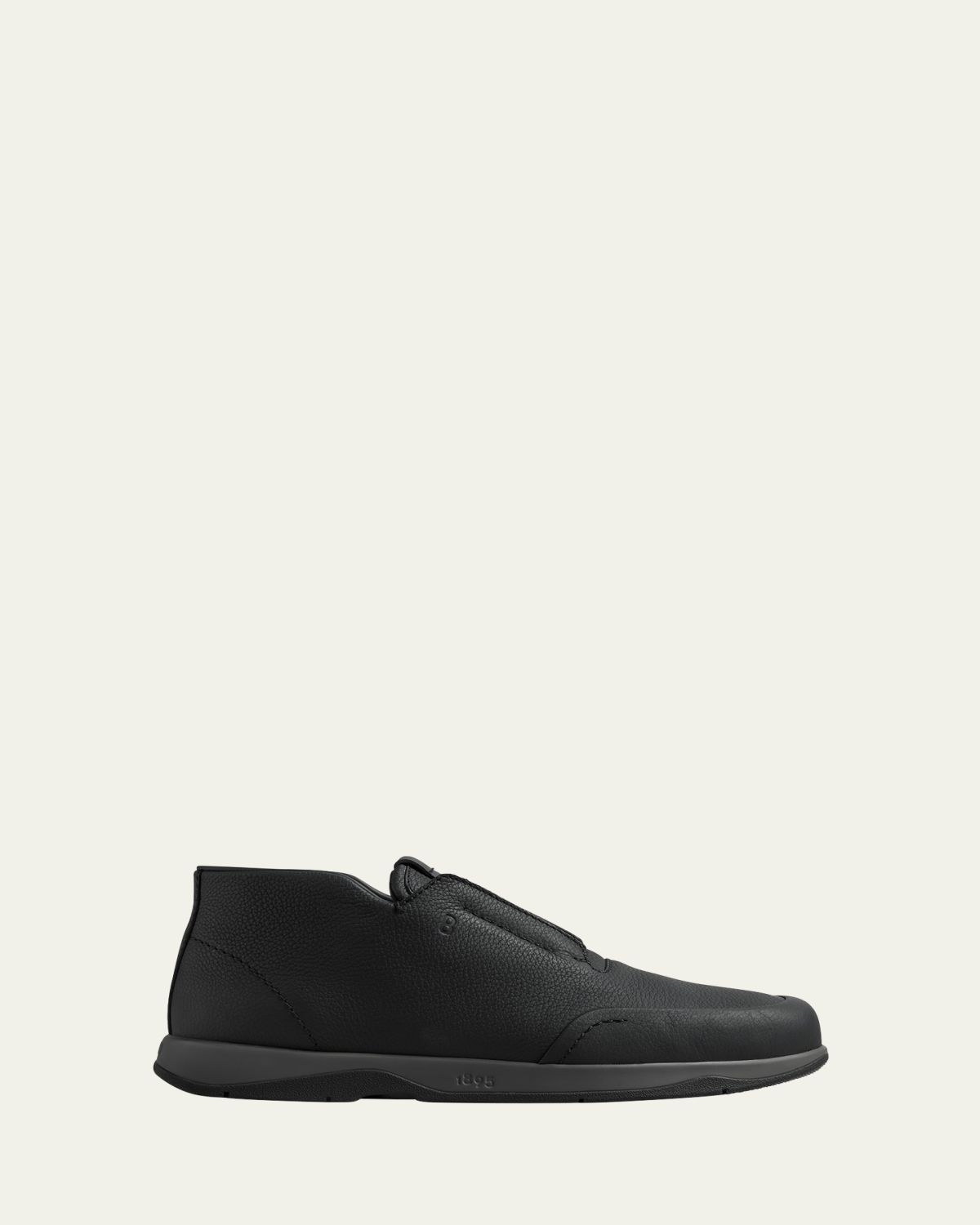 Berluti Men's Echappée Suede Calf Slip On Boots