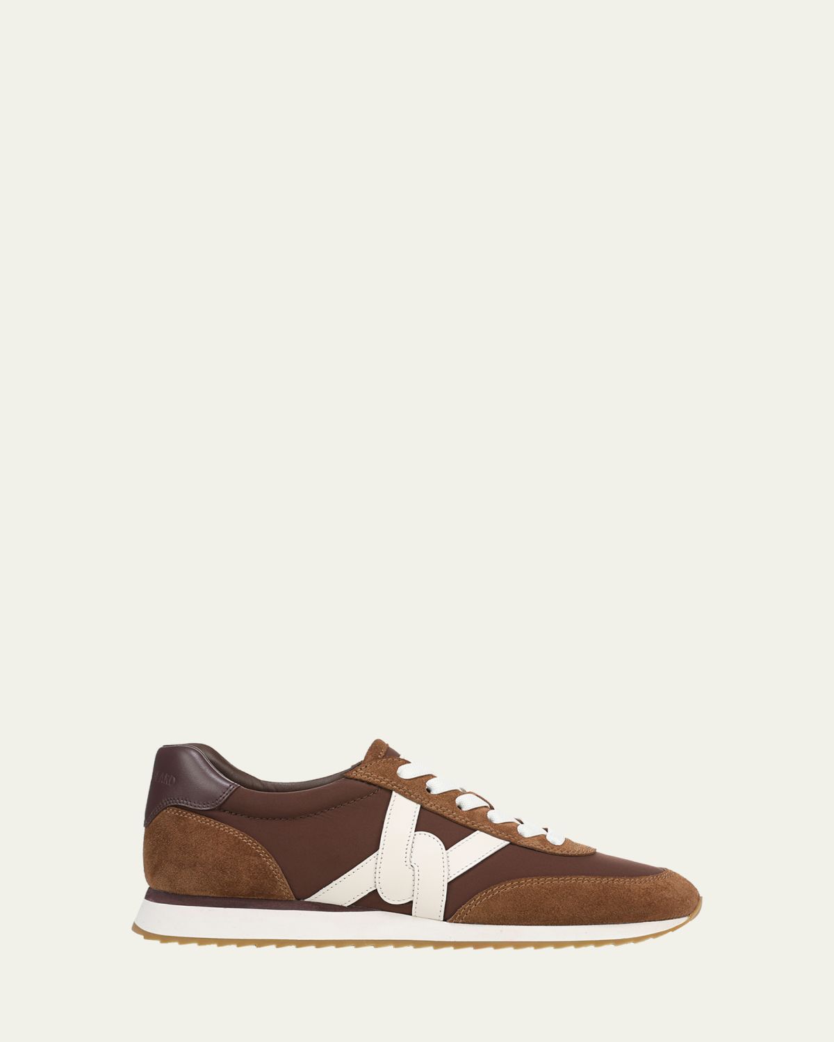 Veronica Beard Penrose Mixed Leather Runner Sneakers