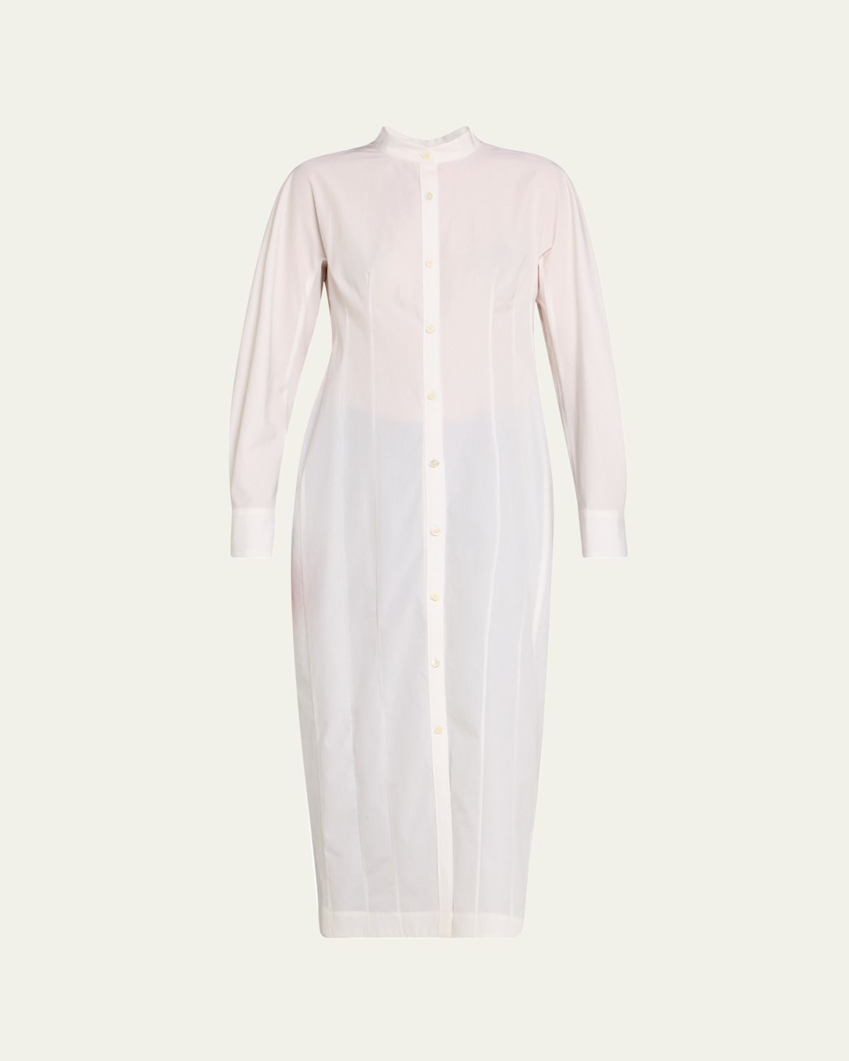 ASHLYN Aislinn Button Down Cotton Shirt Dress