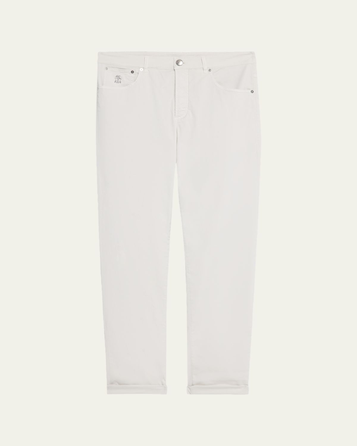 Brunello Cucinelli Men's Italian-Fit Denim Five-Pocket Pants | Thumbnail 14 Brunello Cucinelli Men's Italian-Fit Denim Five-Pocket Pants | Thumbnail 14