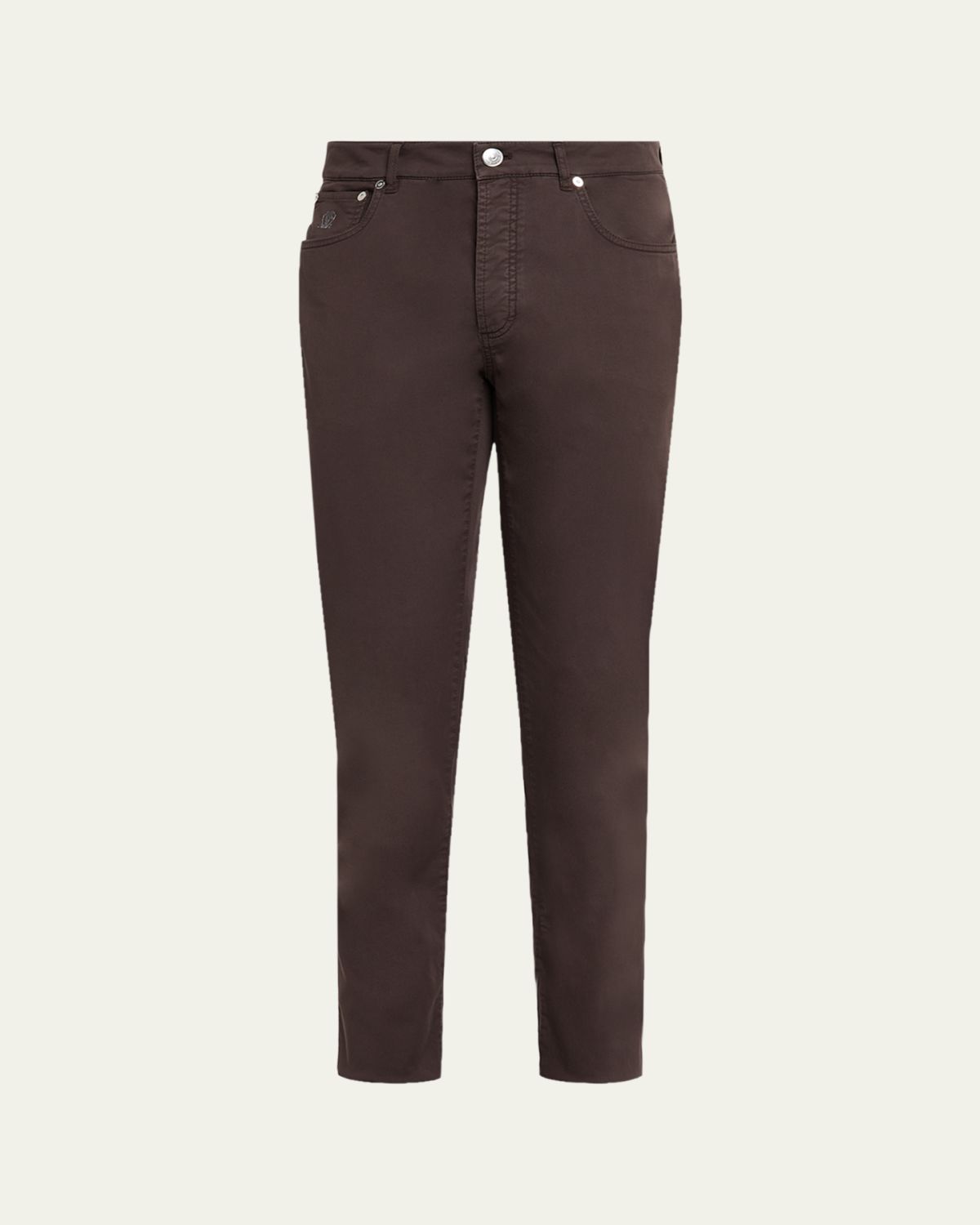 Brunello Cucinelli Men's Italian-Fit Denim Five-Pocket Pants | Thumbnail 6 Brunello Cucinelli Men's Italian-Fit Denim Five-Pocket Pants | Thumbnail 6