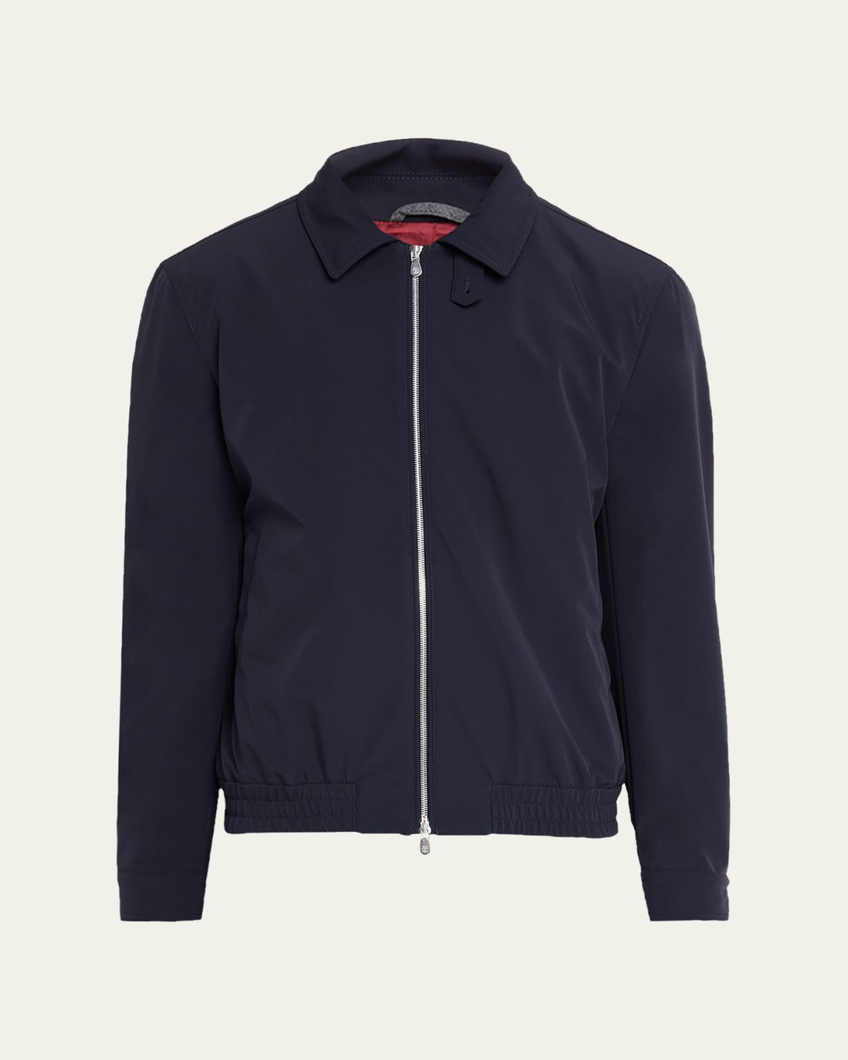 Brunello Cucinelli Men's Nylon Full-Zip Blouson Jacket | Thumbnail 6 Brunello Cucinelli Men's Nylon Full-Zip Blouson Jacket | Thumbnail 6