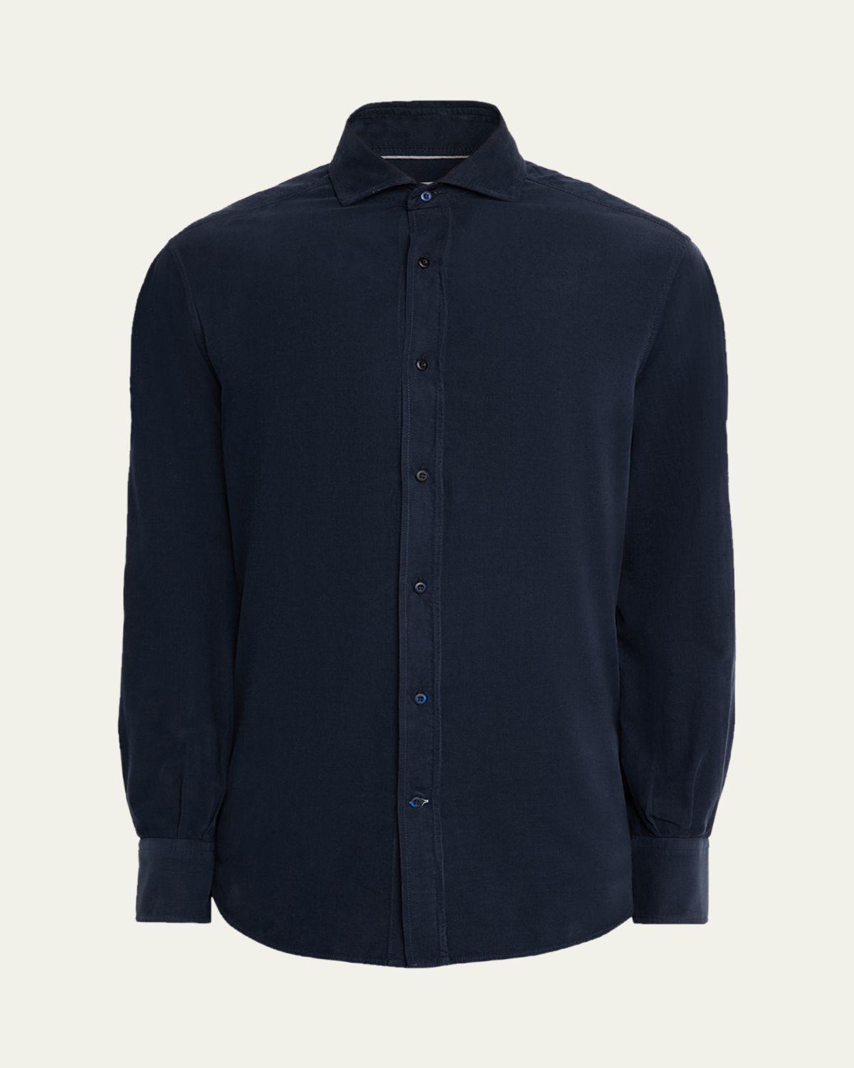 Brunello Cucinelli Men's Modern-Fit Corduroy Button-Down Shirt