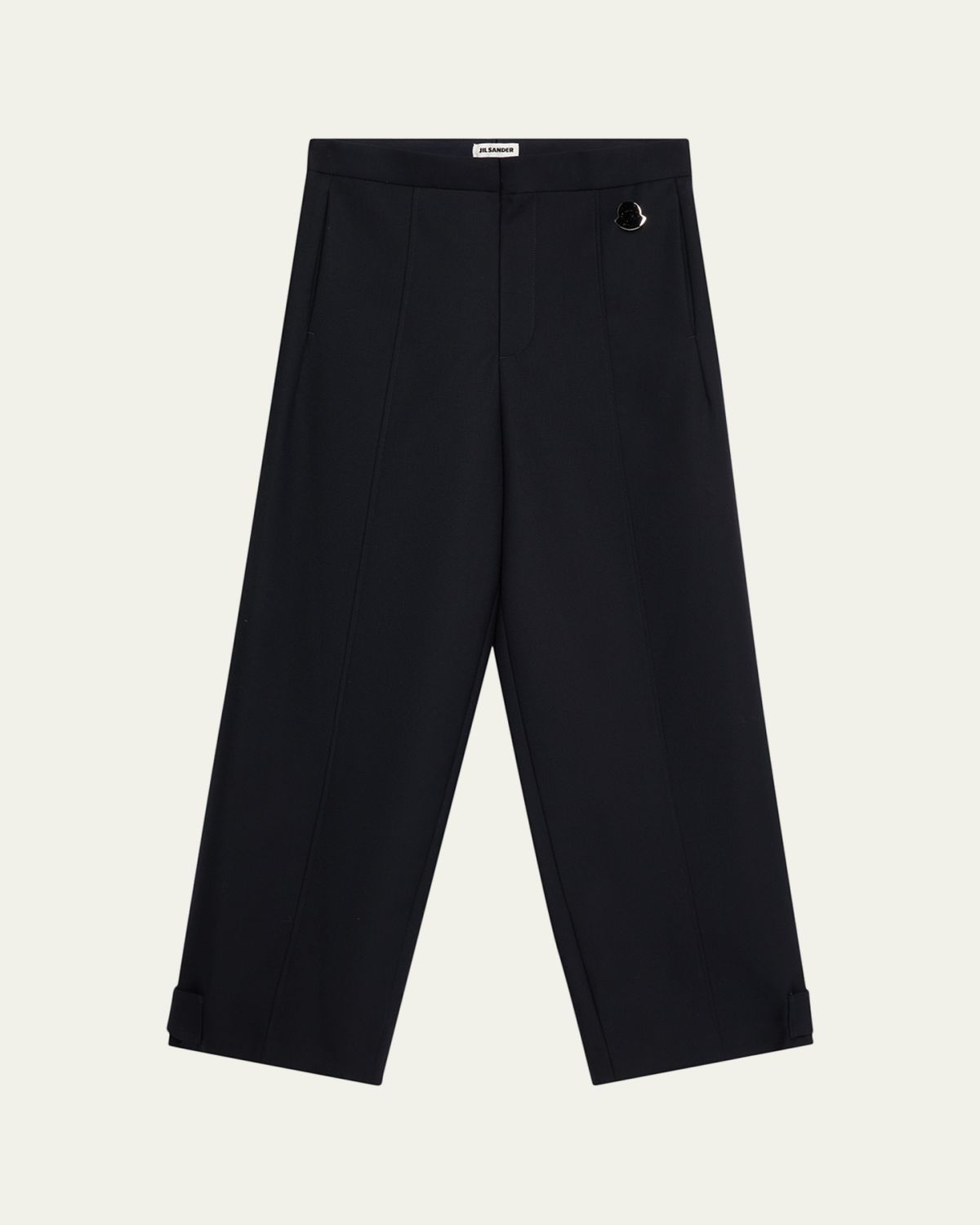 Moncler Genius x JIL SANDER Men's Wool Gabardine Tailored Pants