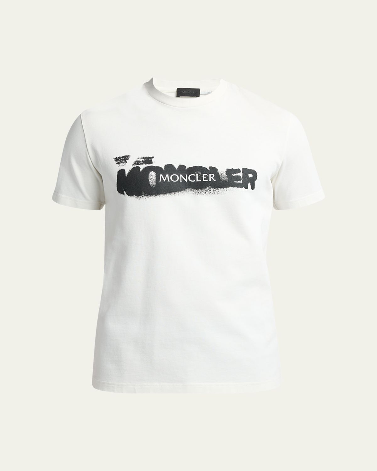 Moncler Men's Graffiti Logo Graphic T-Shirt | Thumbnail 6 Moncler Men's Graffiti Logo Graphic T-Shirt | Thumbnail 6