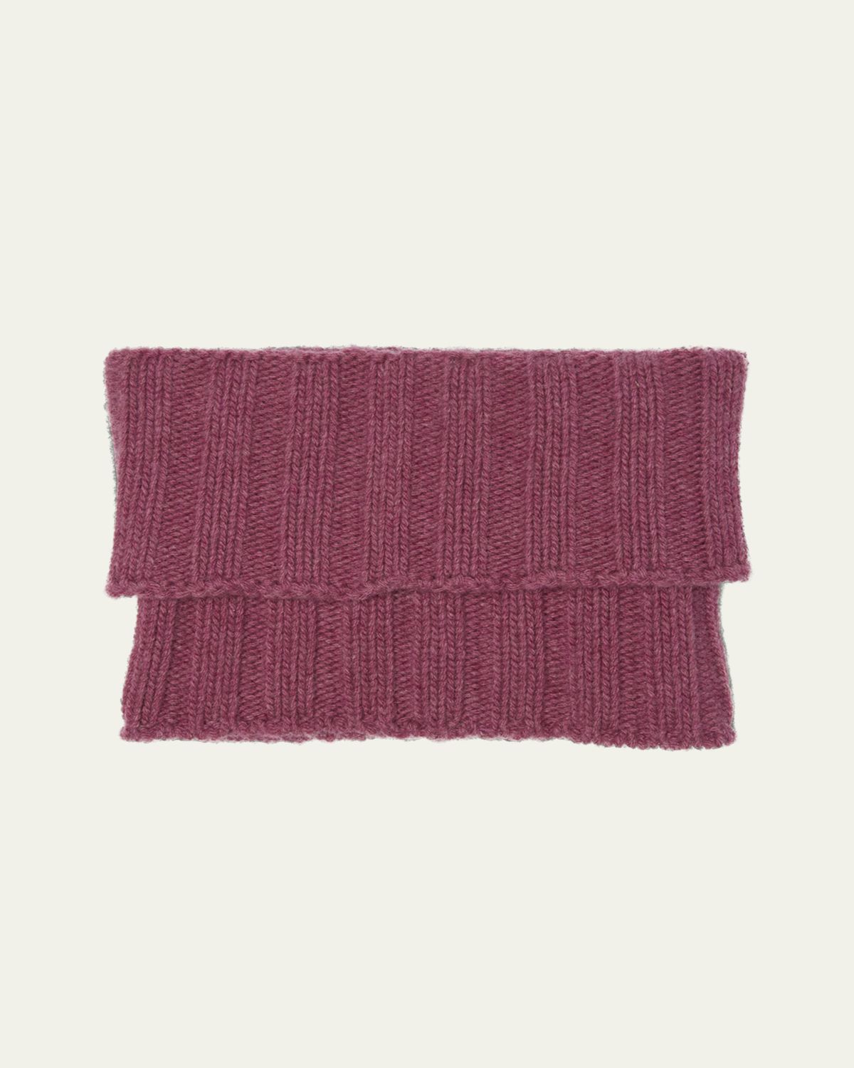 Moncler Men's Ribbed Logo Turtleneck Scarf