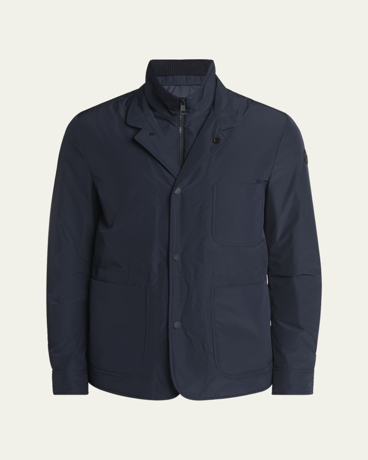 Moncler Men's Edit Navy Brieuc Jacket | Thumbnail 6 Moncler Men's Edit Navy Brieuc Jacket | Thumbnail 6