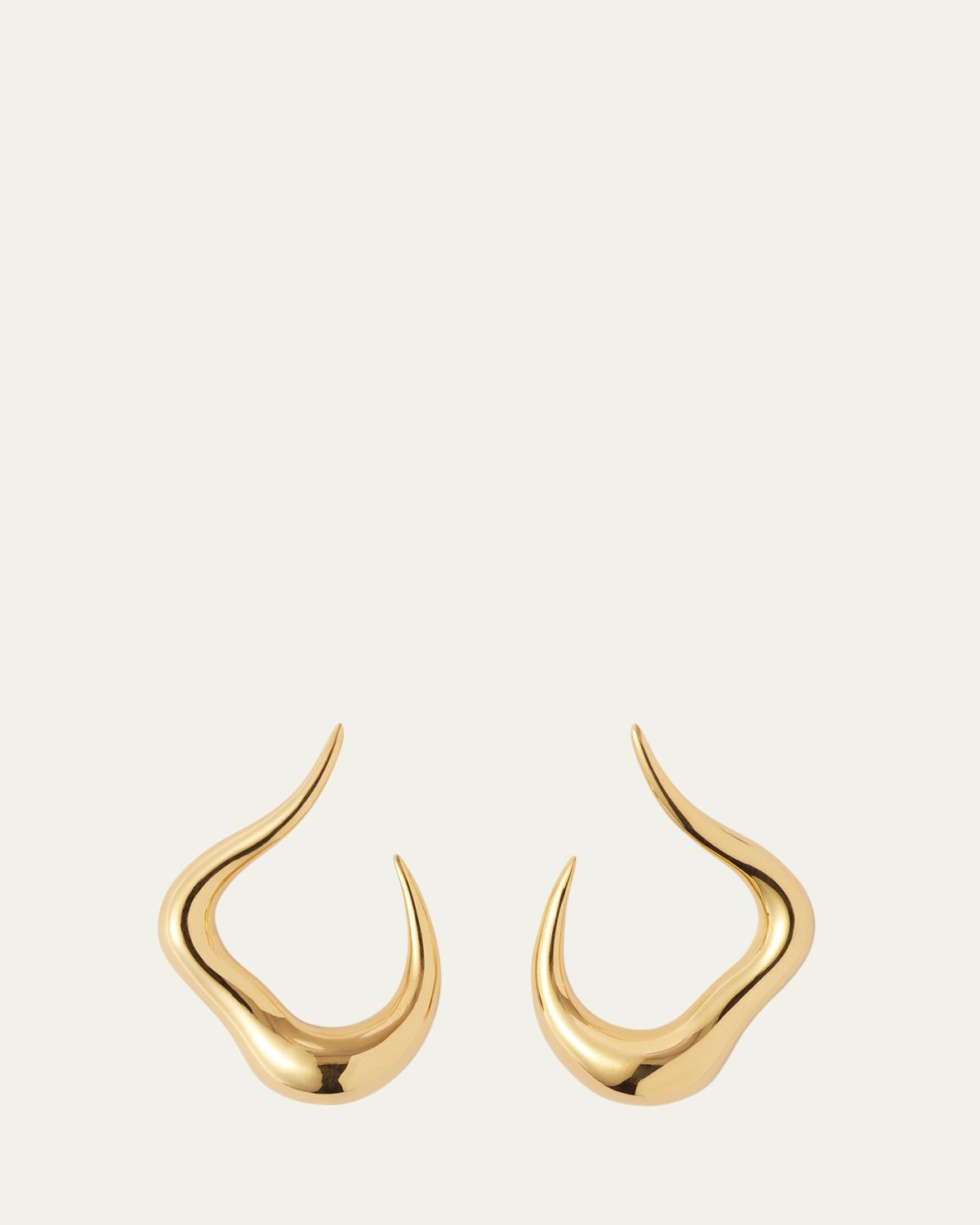 Fernando Jorge 18K Yellow Gold Bold Stream Open Earrings