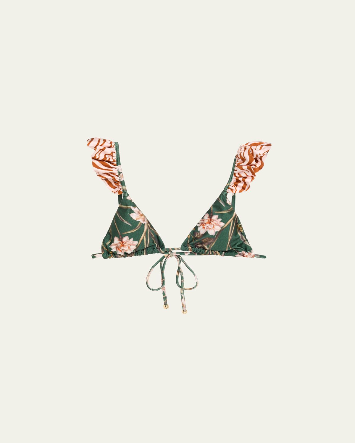 PatBO Botanic Retro Bikini Top