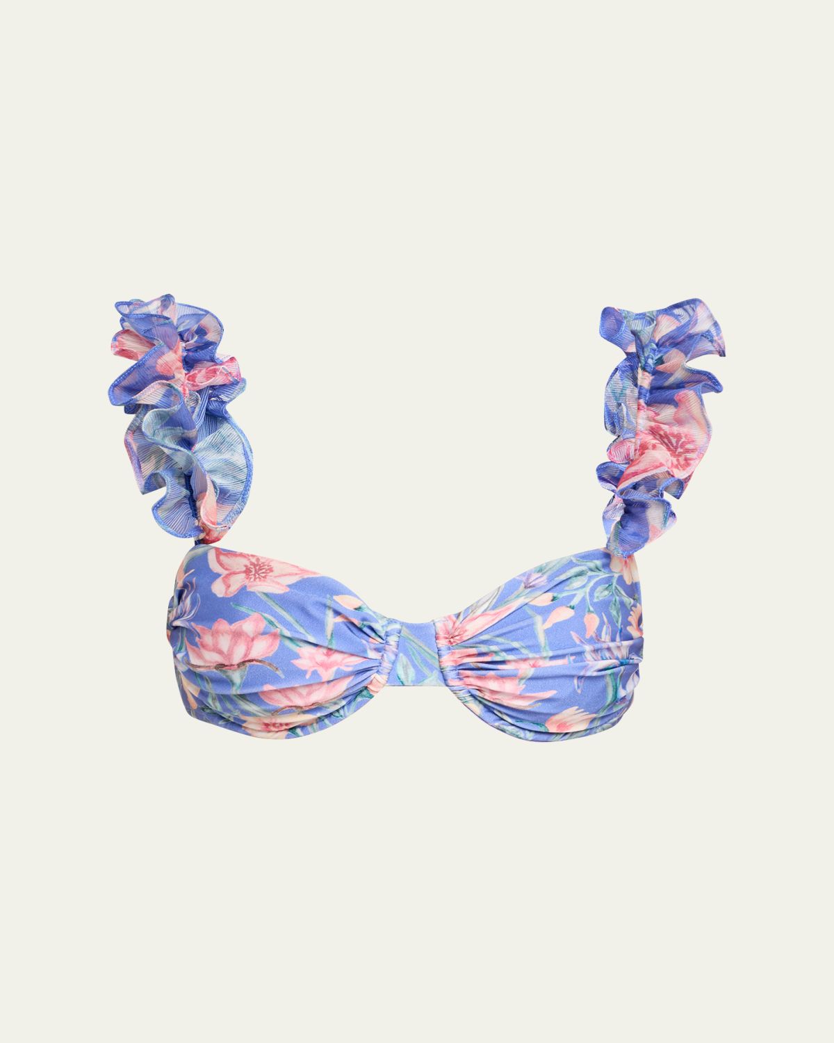 PatBO Amaryllis Flutter Bikini Top