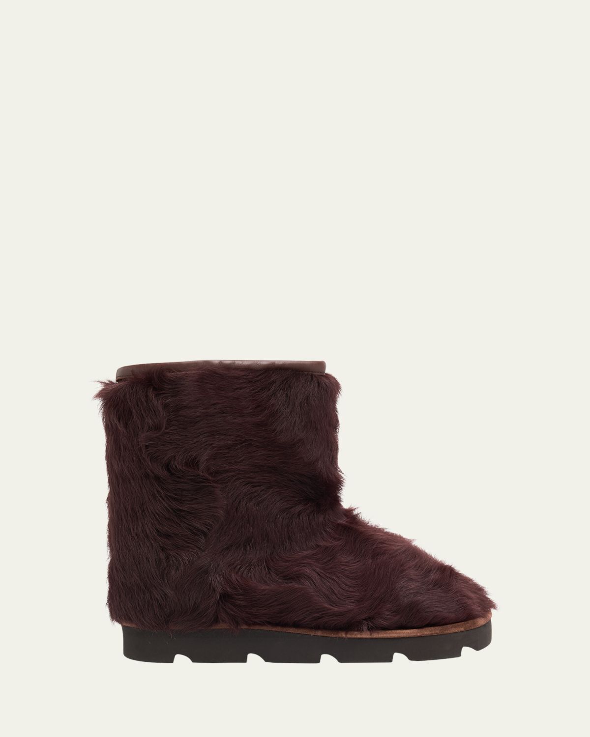 Brunello Cucinelli Capretta Shearling Outdoor Booties