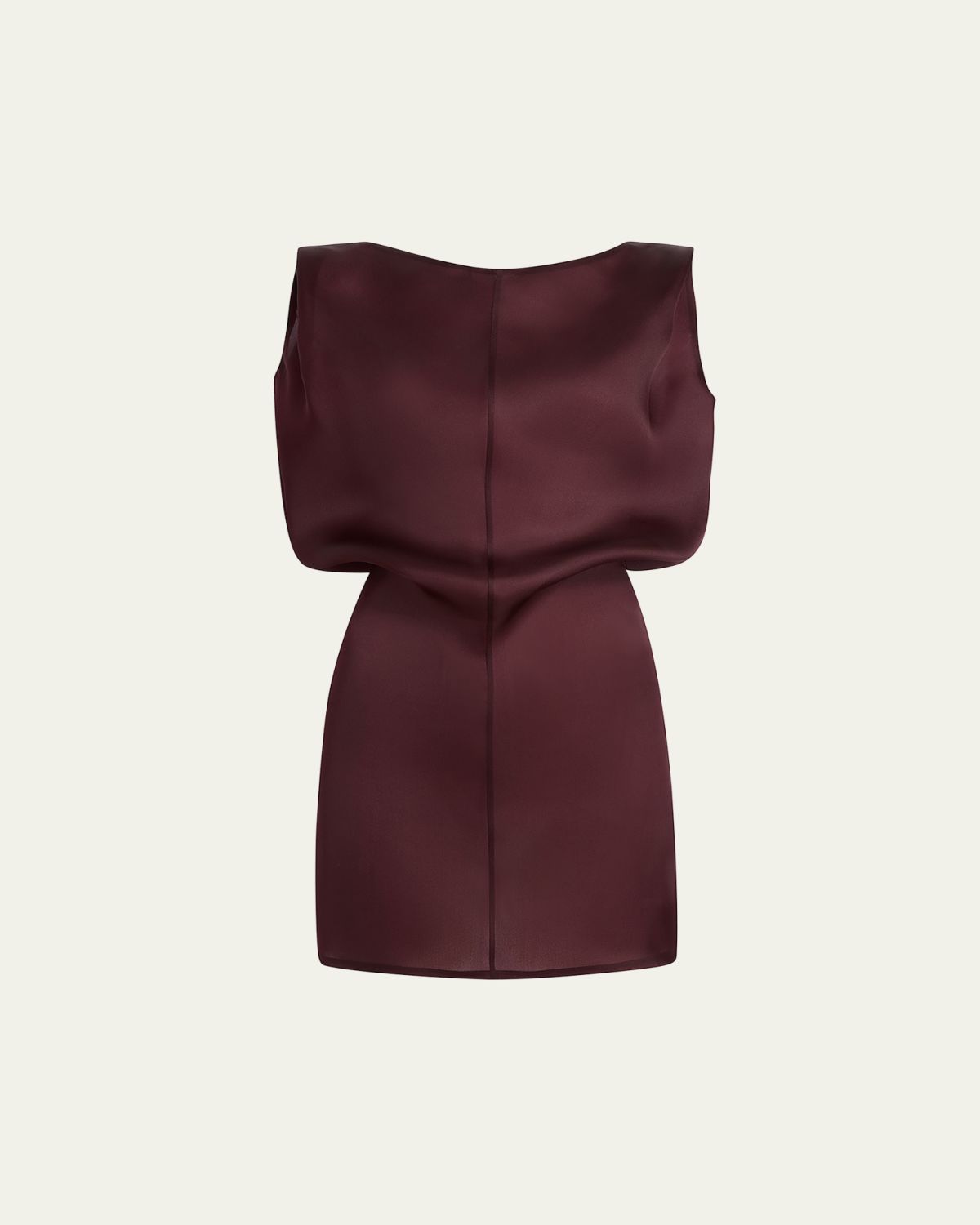 Khaite Toma Sleeveless Silk Mini Dress - Women's Clothing