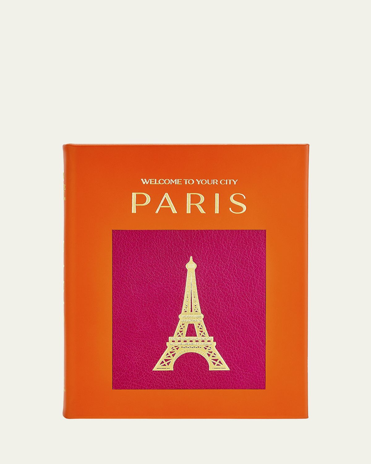 Graphic Image "Trope Paris" Leather-Bound Book, Edited by Sam Landers & Michelle Fitzgerald