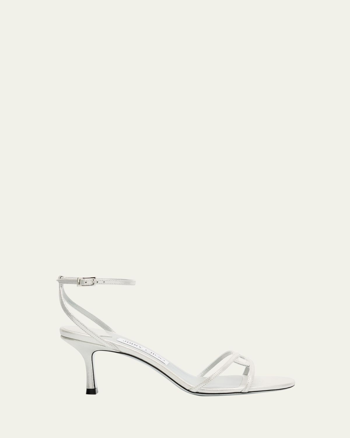 Jimmy Choo Metallic 1998 Leo Ankle-Strap Sandals