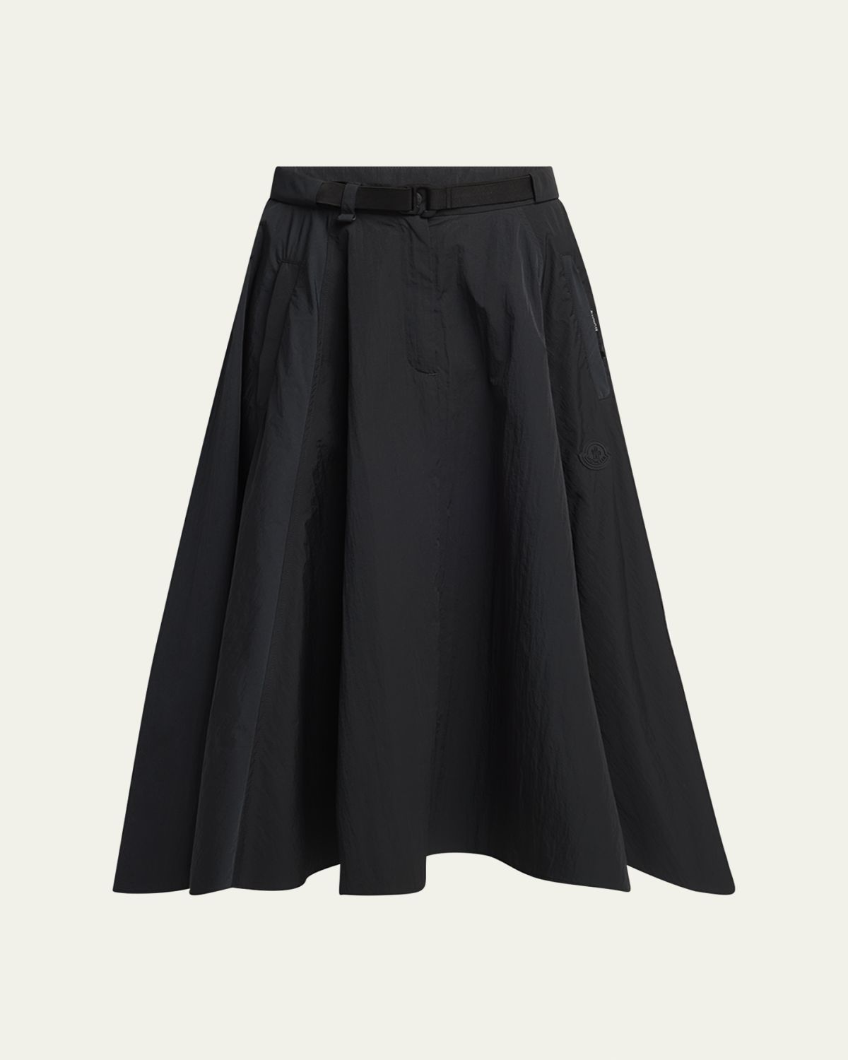 Moncler Belted Midi Skirt