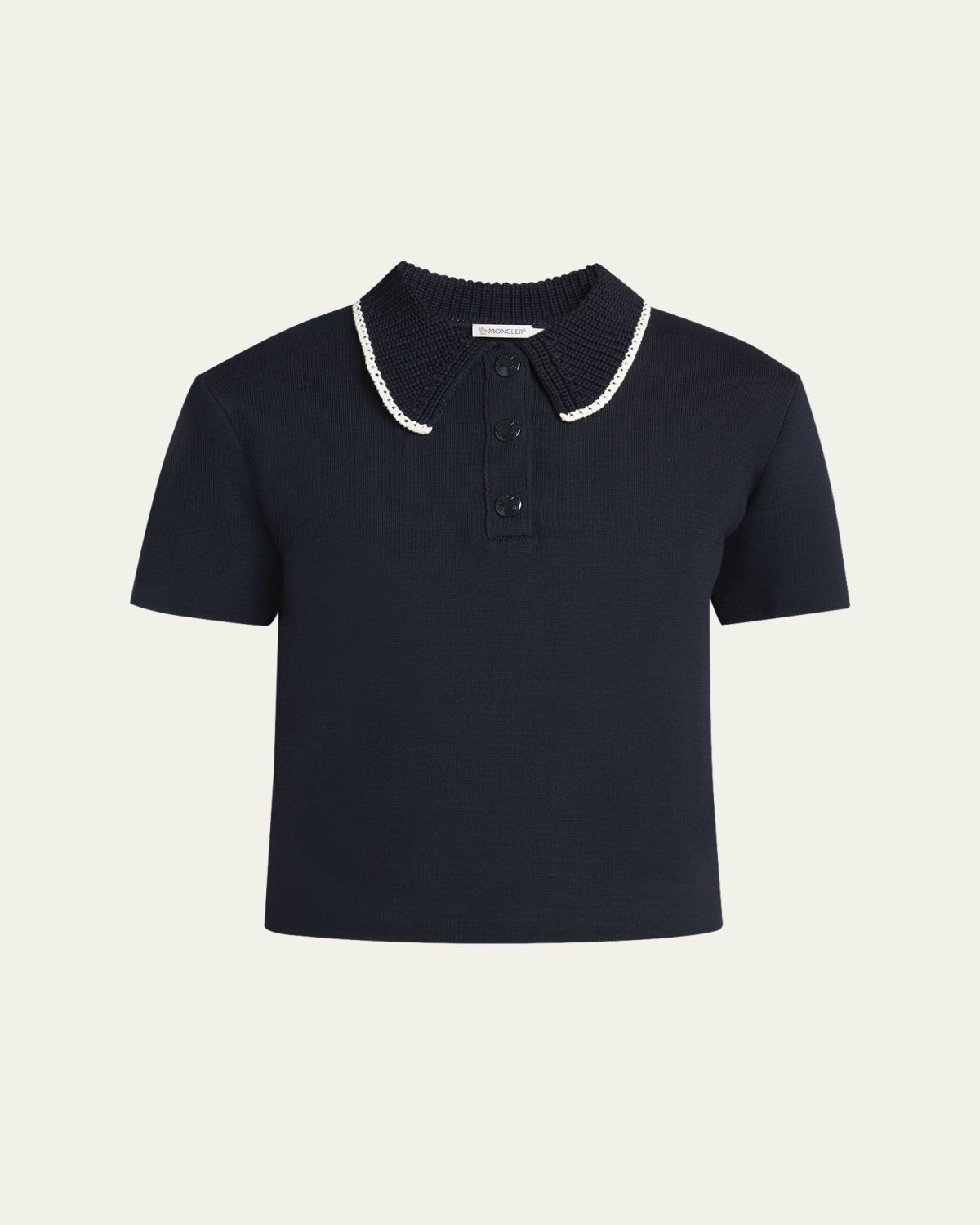 Moncler Short-Sleeve Polo Shirt