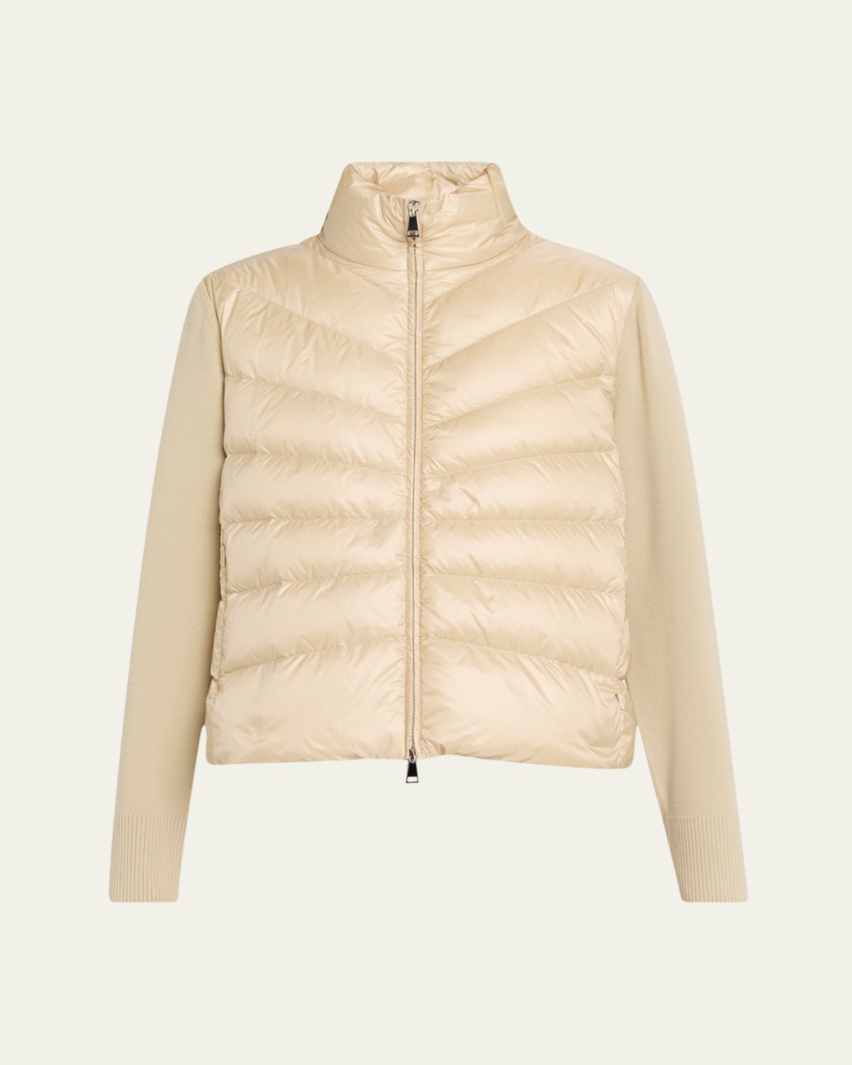 Moncler Padded Wool Cardigan | Thumbnail 6 Moncler Padded Wool Cardigan | Thumbnail 6