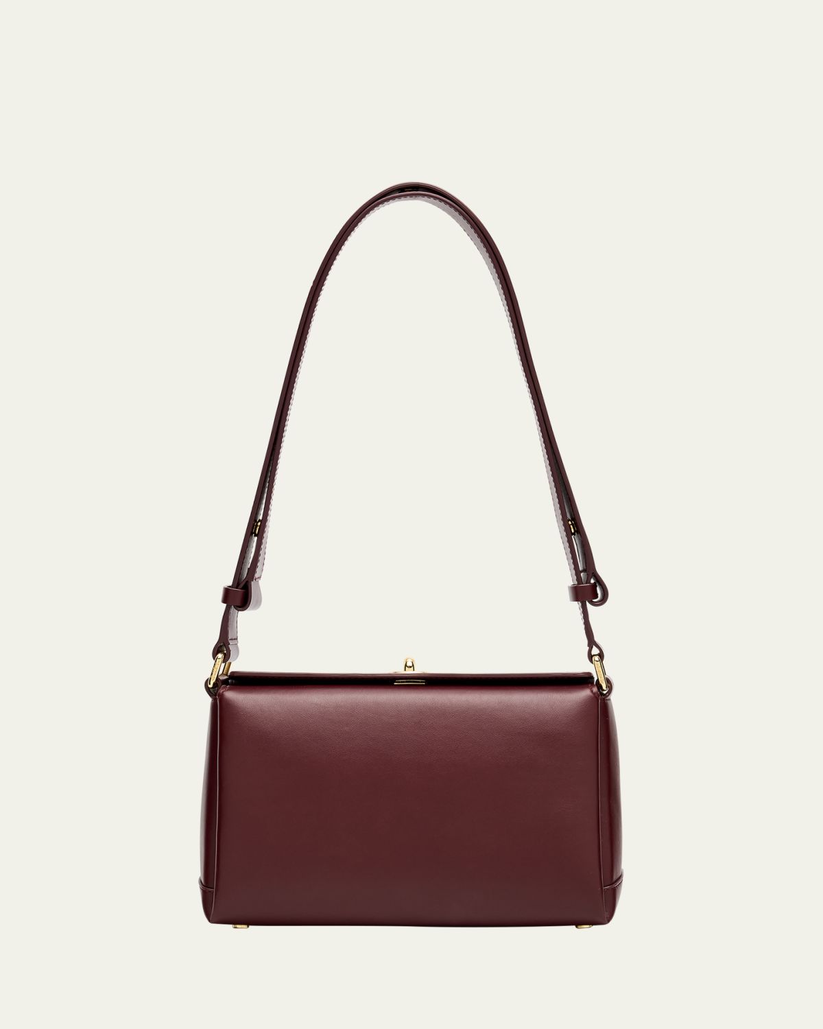 Plan C Small Folded Shoulder Bag in Vitello Leather