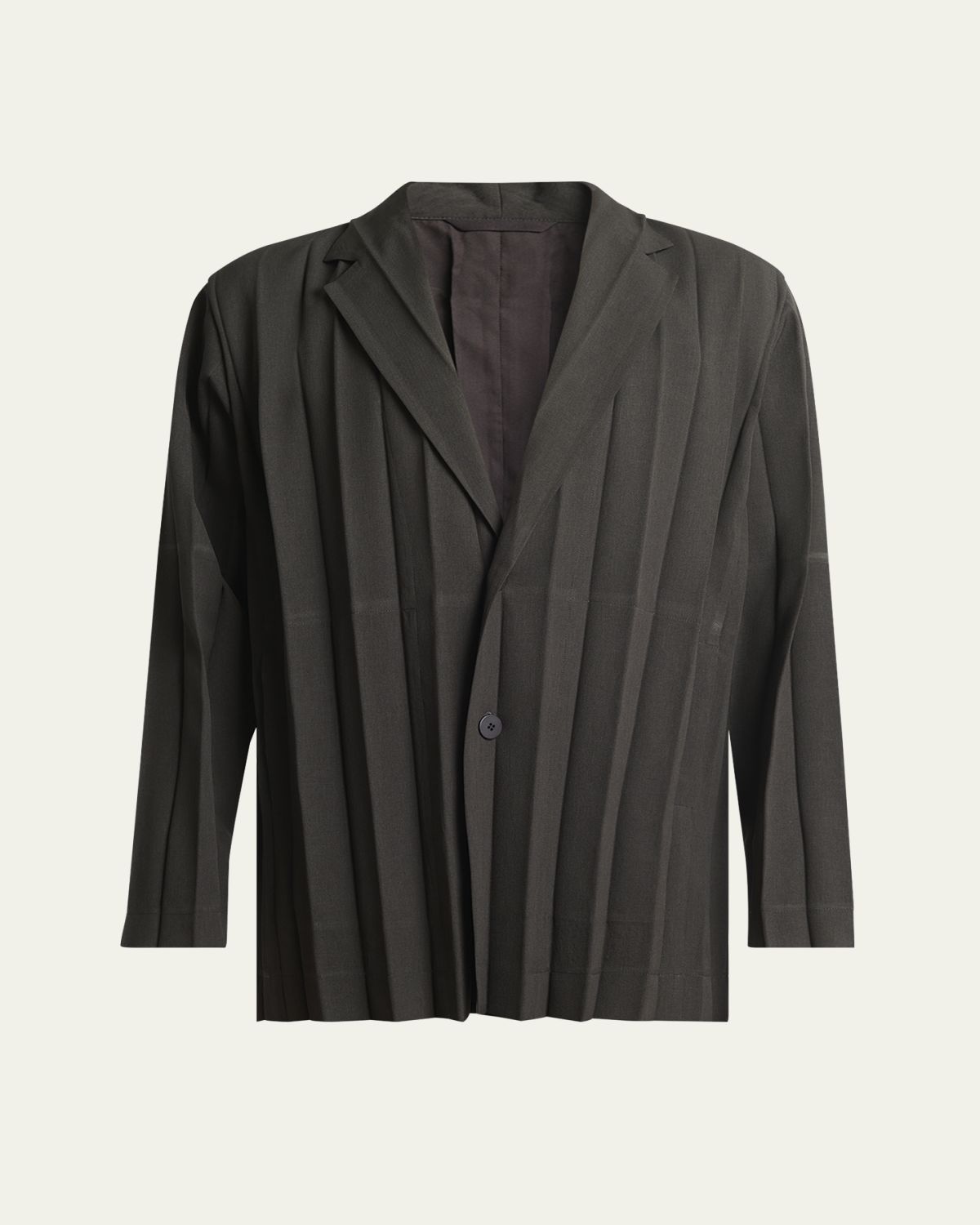 Homme Plissé Issey Miyake Men's Edge Ensemble Pleated Sport Coat