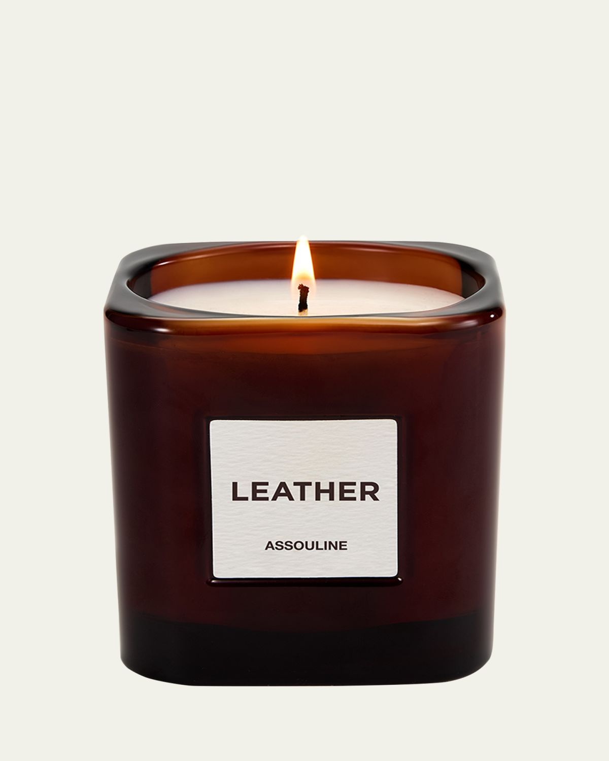 Assouline Leather Candle, 8 oz.