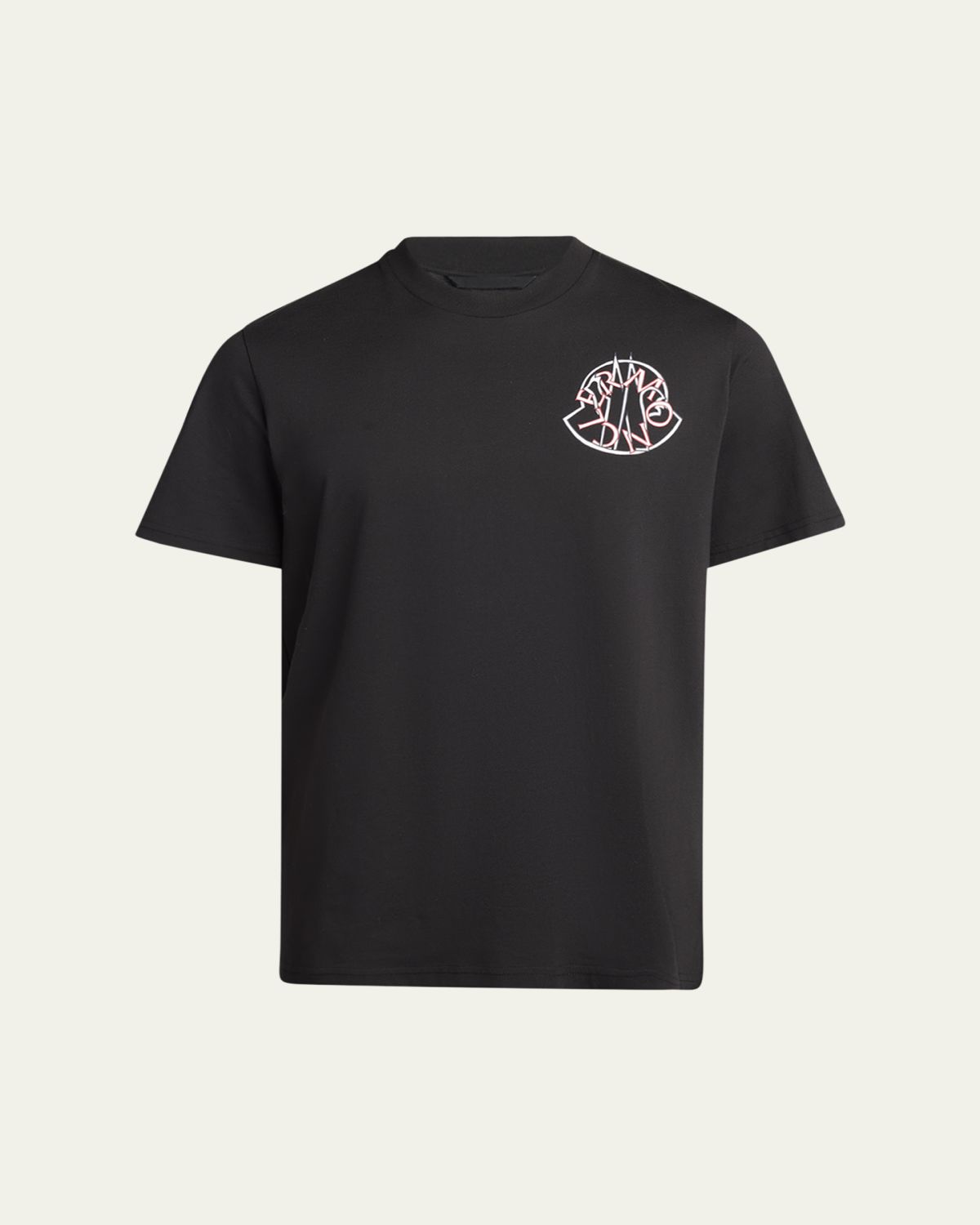 Moncler Men's Check Logo Graphic T-Shirt | Thumbnail 6 Moncler Men's Check Logo Graphic T-Shirt | Thumbnail 6