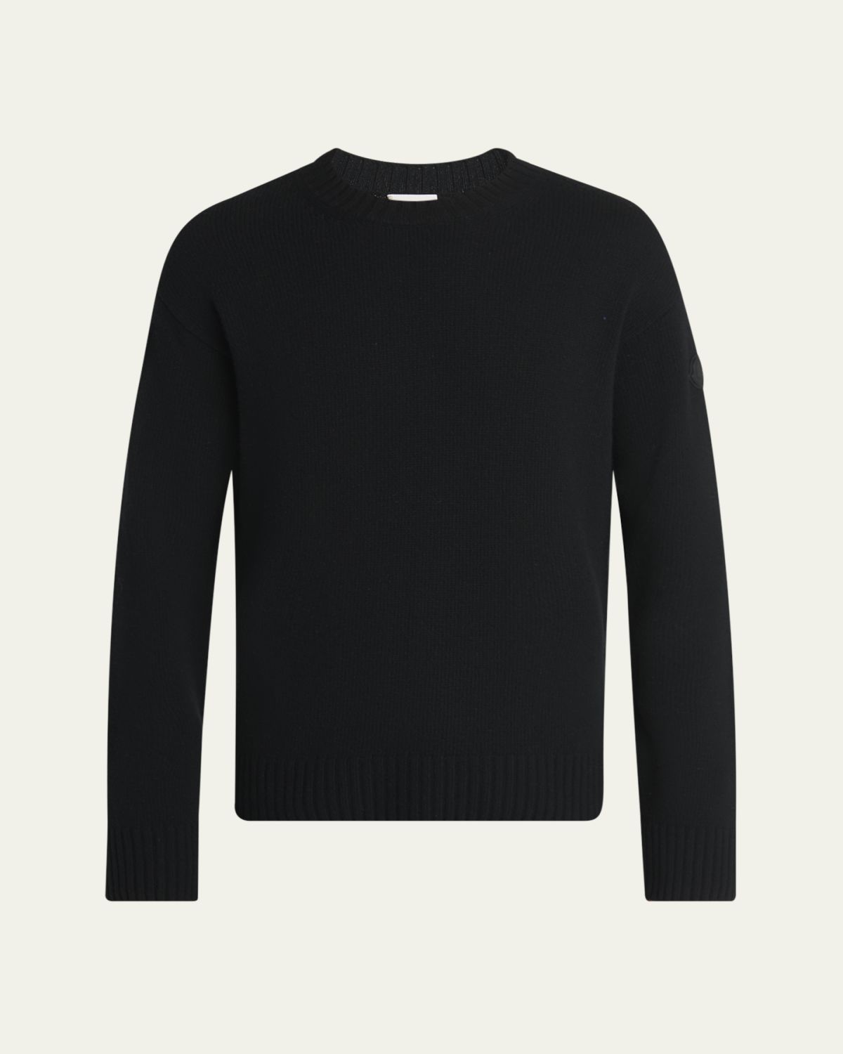 Moncler Men's Wool and Cashmere Crewneck Sweater