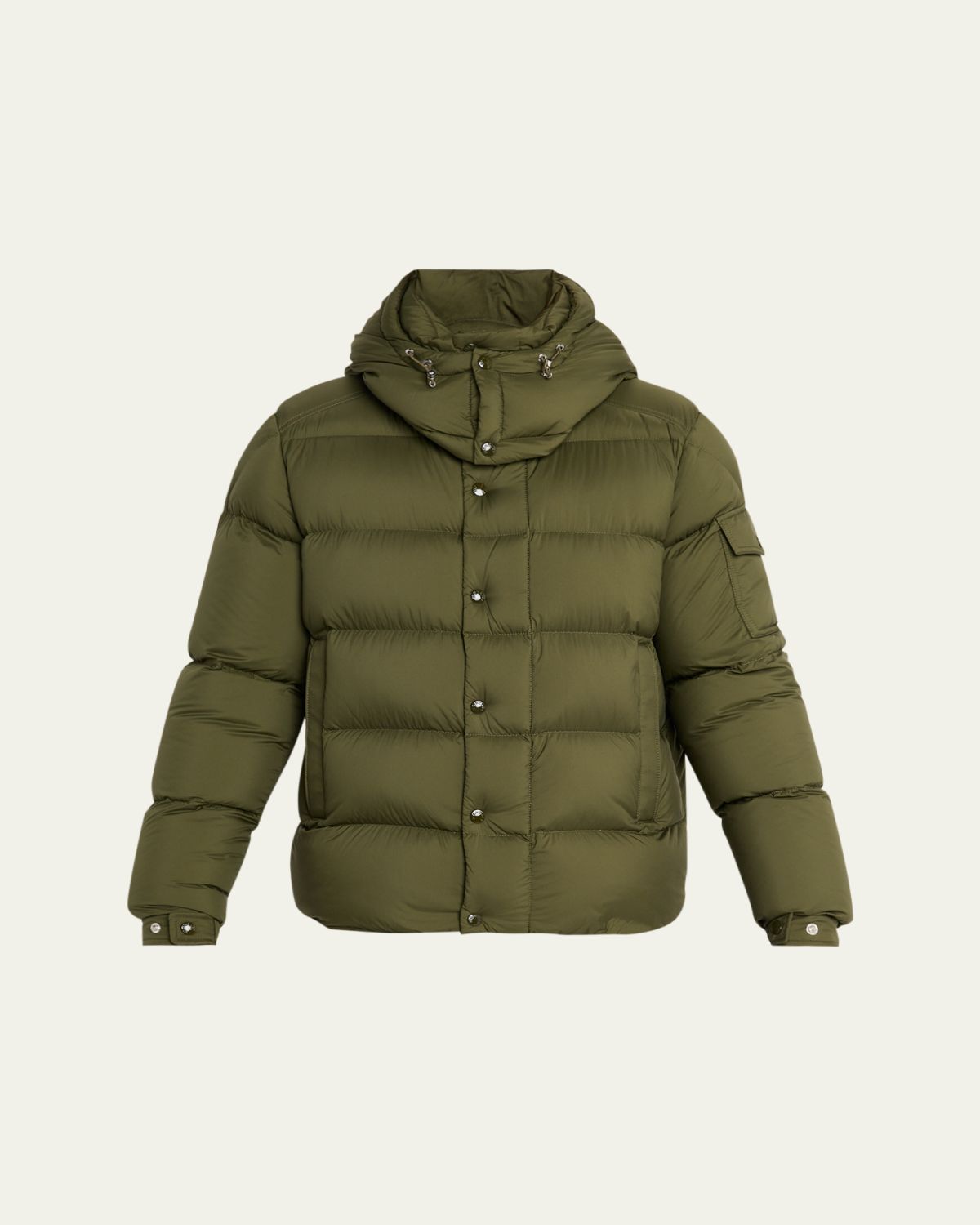 Moncler Men's Maya Hooded Short Down Puffer Jacket
