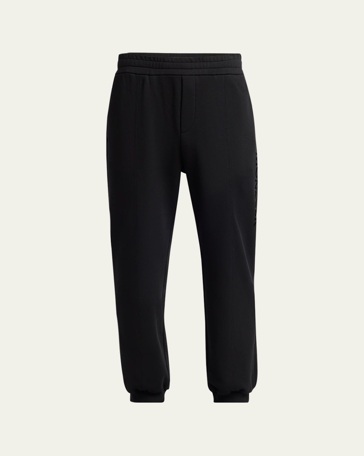 Moncler Men's Fleece Logo Sweatpants | Thumbnail 3