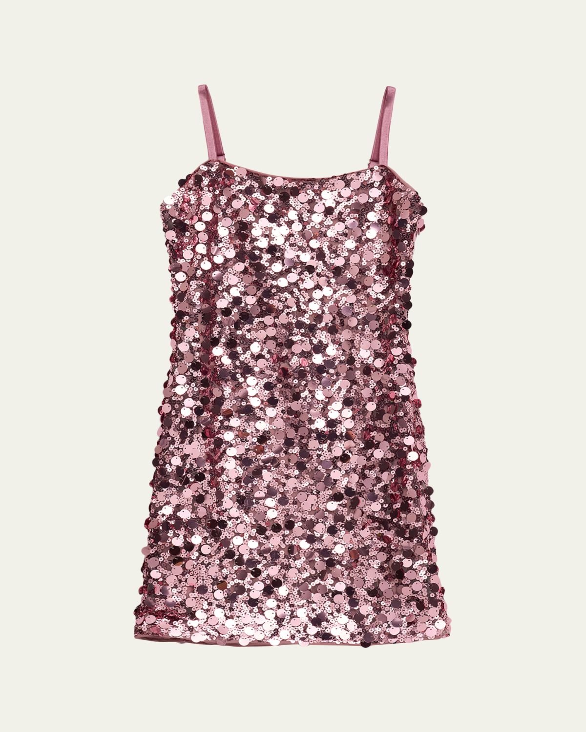 KatieJ NYC Girl's Tween Tia Sequined Mini Shift Dress, Size S-X