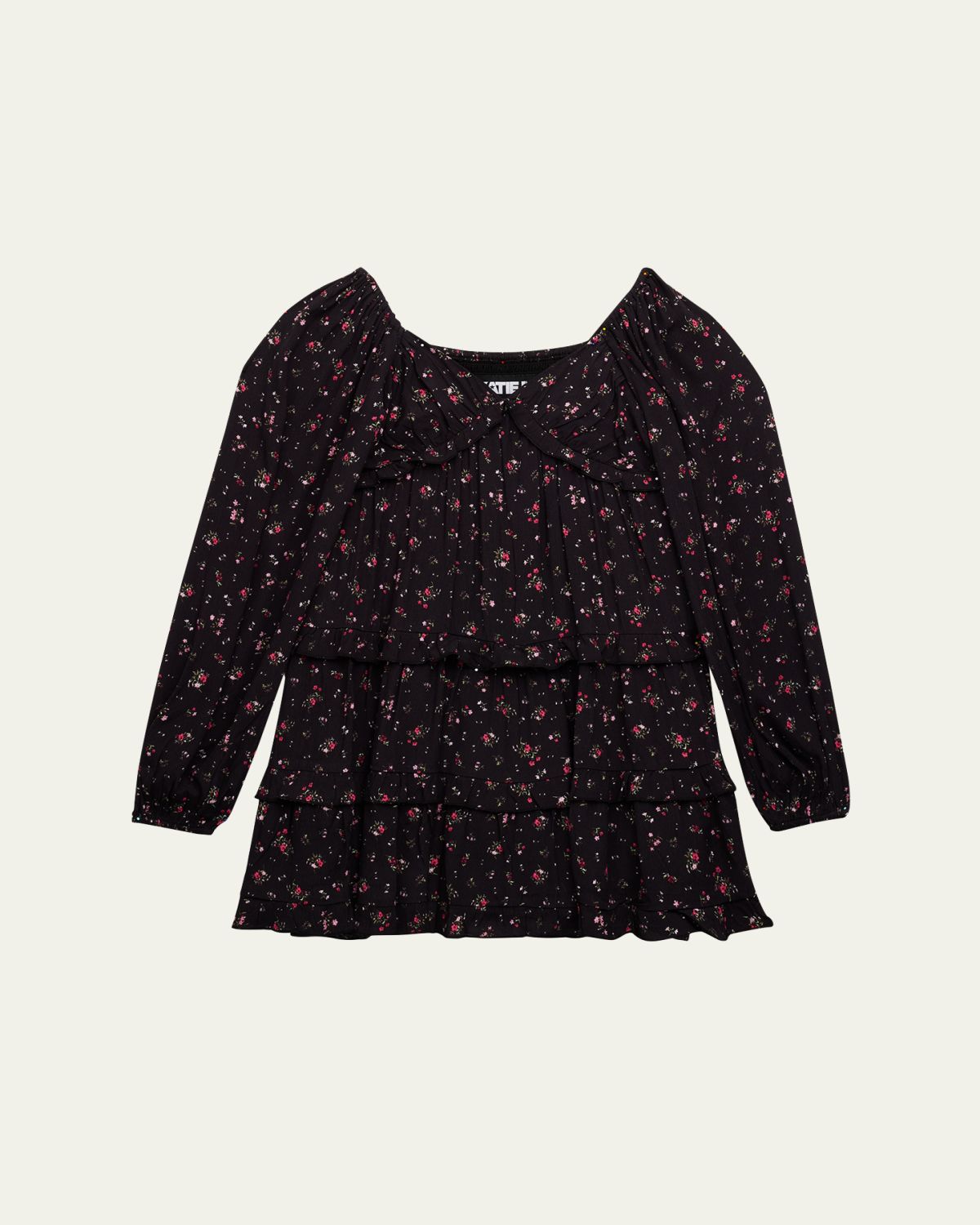 KatieJ NYC Girl's Tween Annalise Tiered Floral-Print Dress, Size S-X