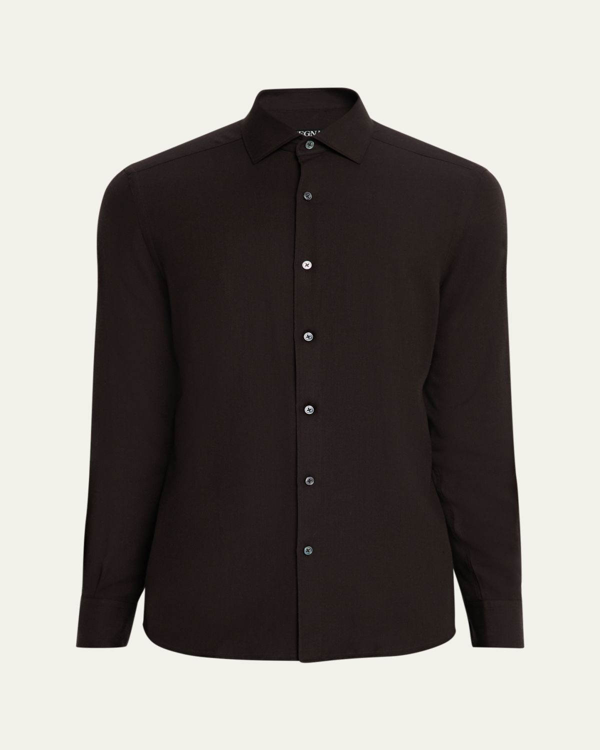 ZEGNA Men's Cashco Classic-Fit Sport Shirt