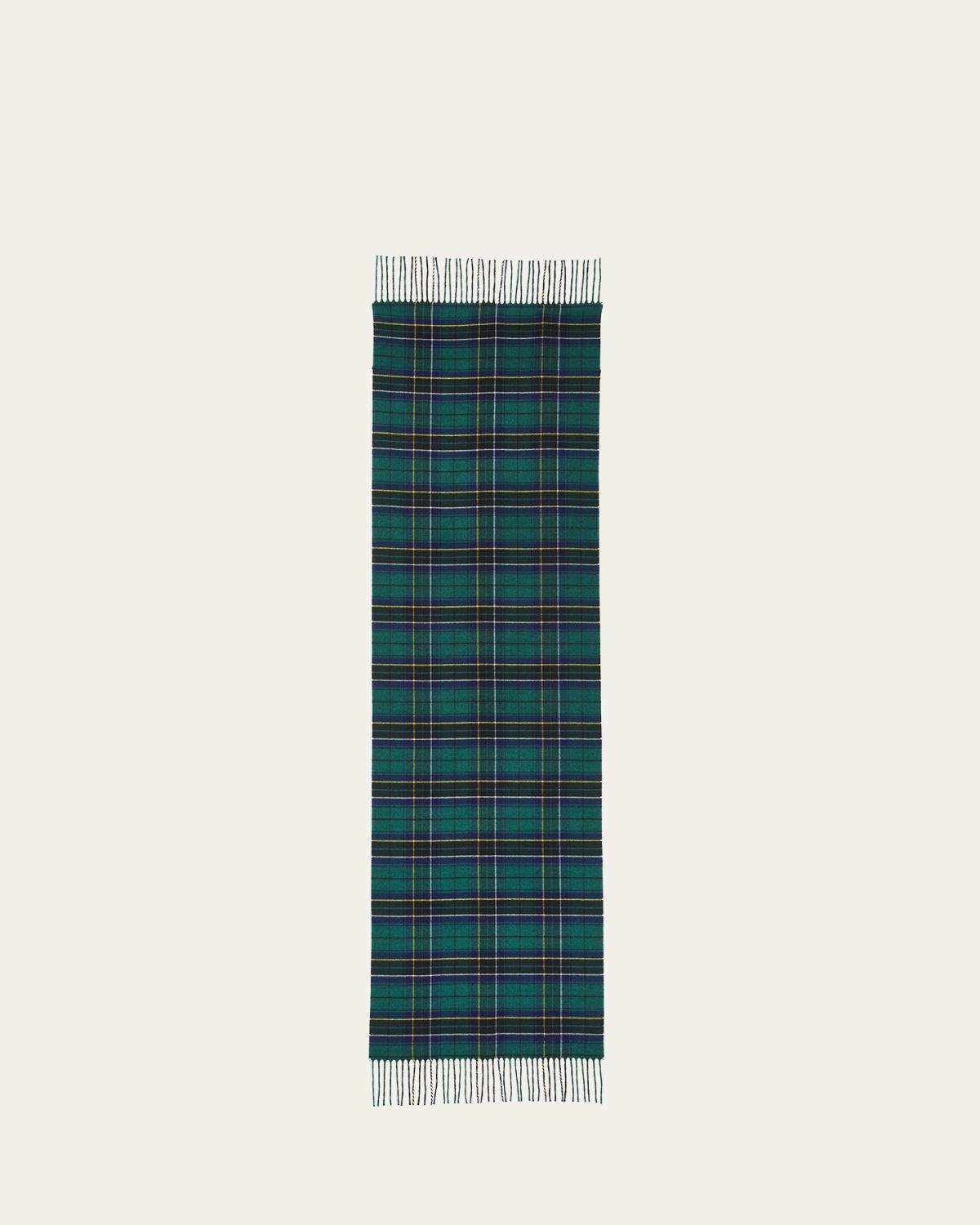 McQueen Silk & Cashmere Tartan Scarf