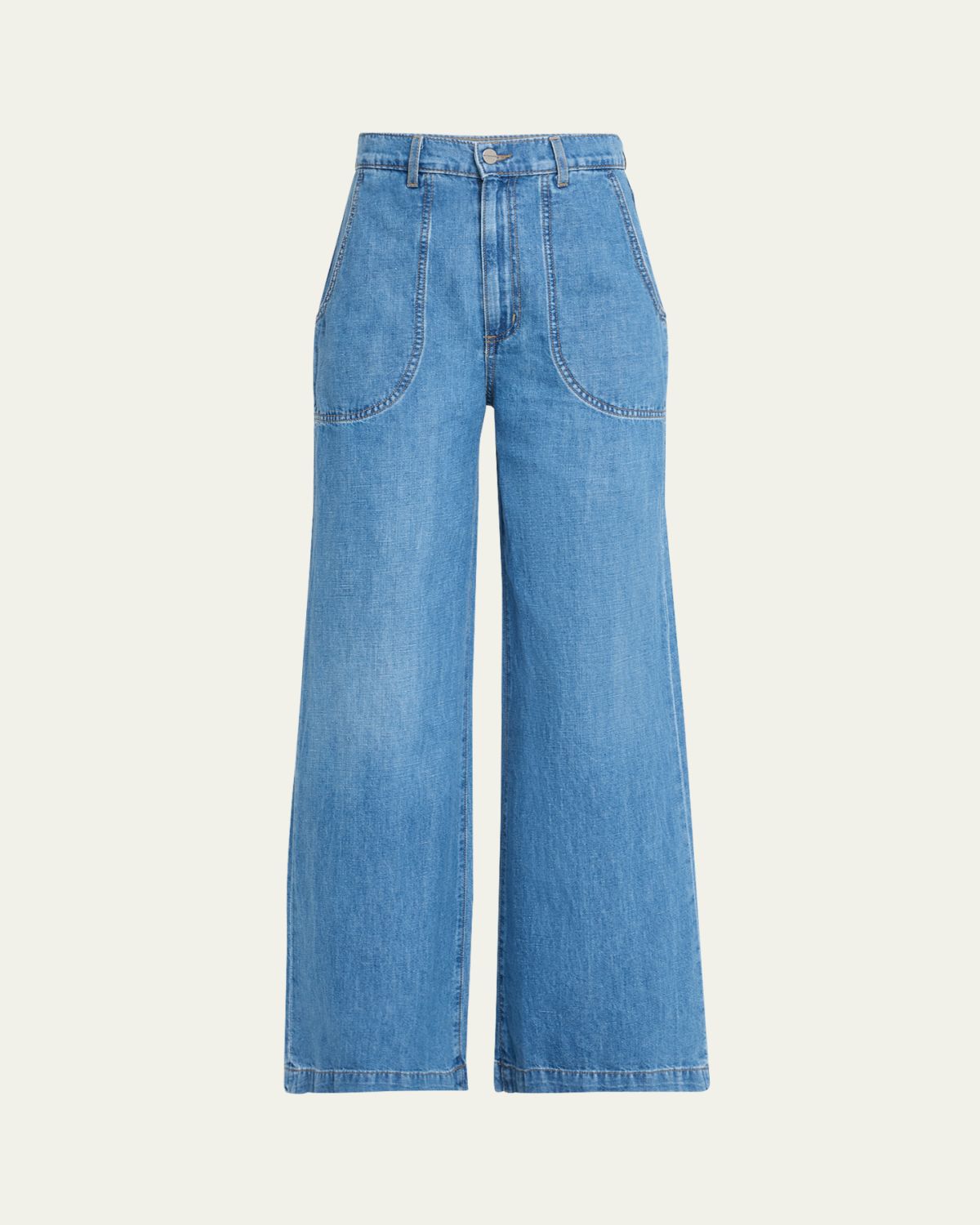 TWP Mecox Beach Wide-Leg Jeans
