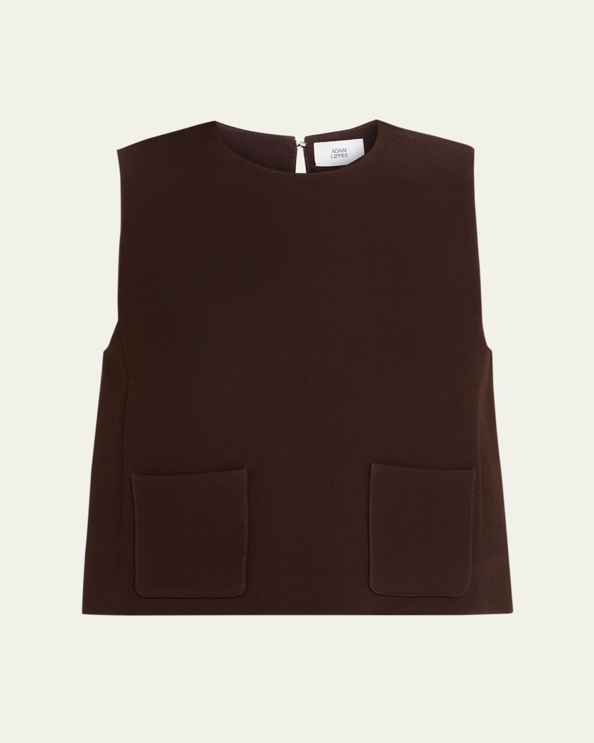 Adam Lippes Ludlow Sleeveless Crop Top - Women's Clothing