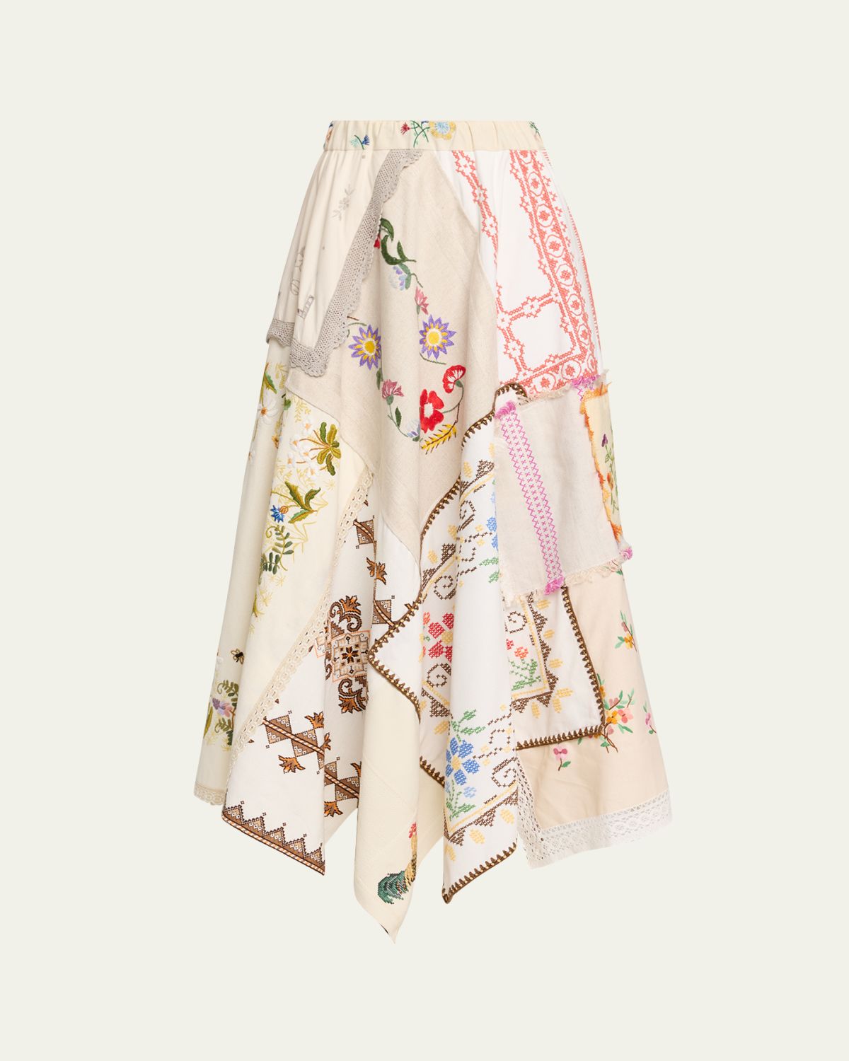 Rianna + Nina Ooak Kendima Patchwork Maxi Skirt