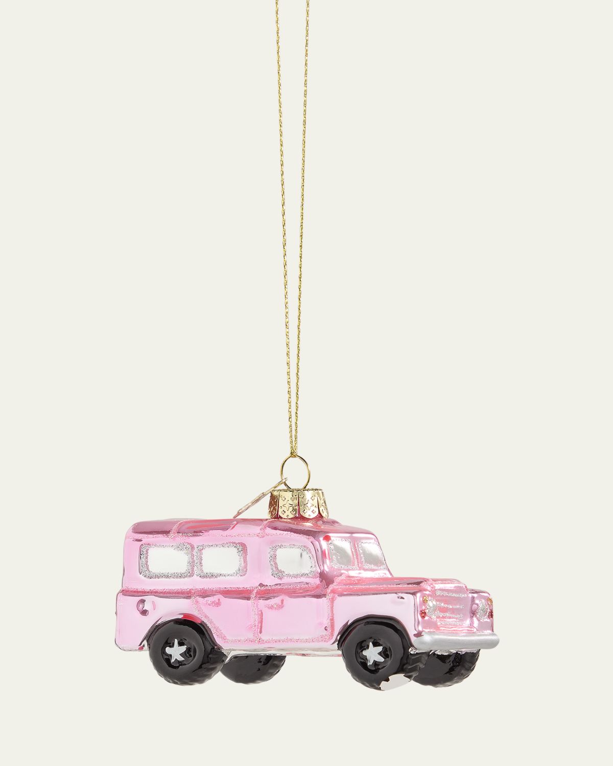 Vondels Pink SUV Car Christmas Ornament