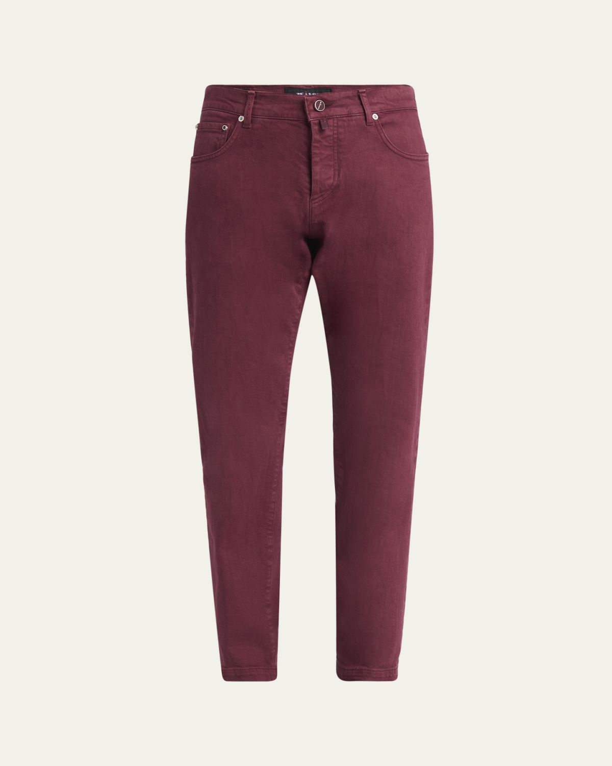 Kiton Men's Cotton Stretch Slim Five-Pocket Pants