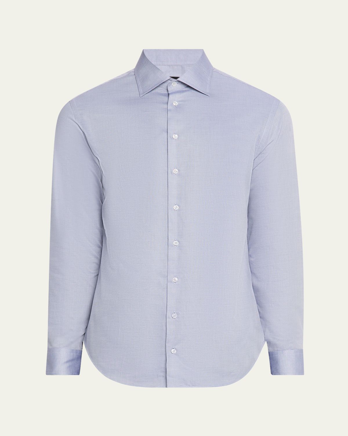 Giorgio Armani Men's Cotton Micro-Dot Dress Shirt