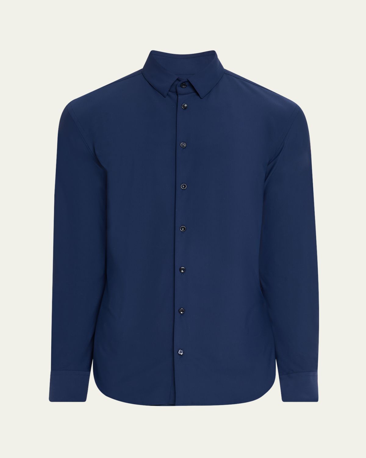 Giorgio Armani Men's Nylon-Stretch Slim Sport Shirt