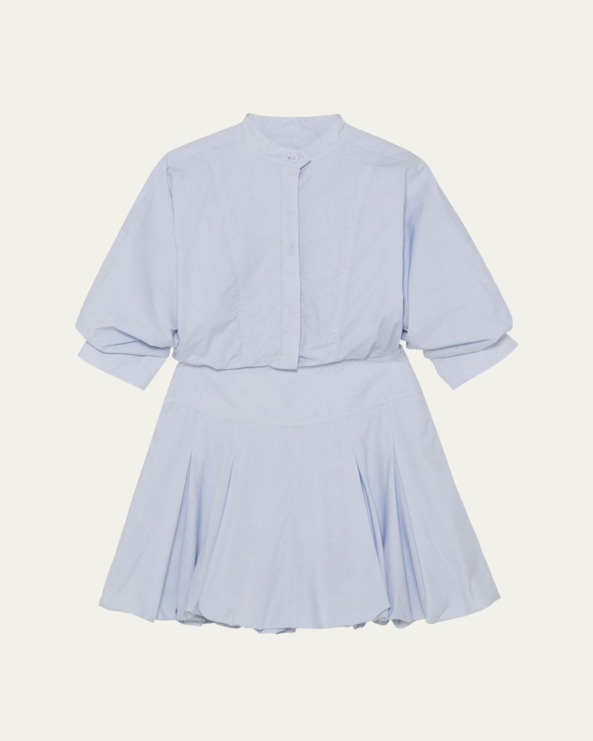 SIMKHAI Effie Mini Bubble Shirtdress