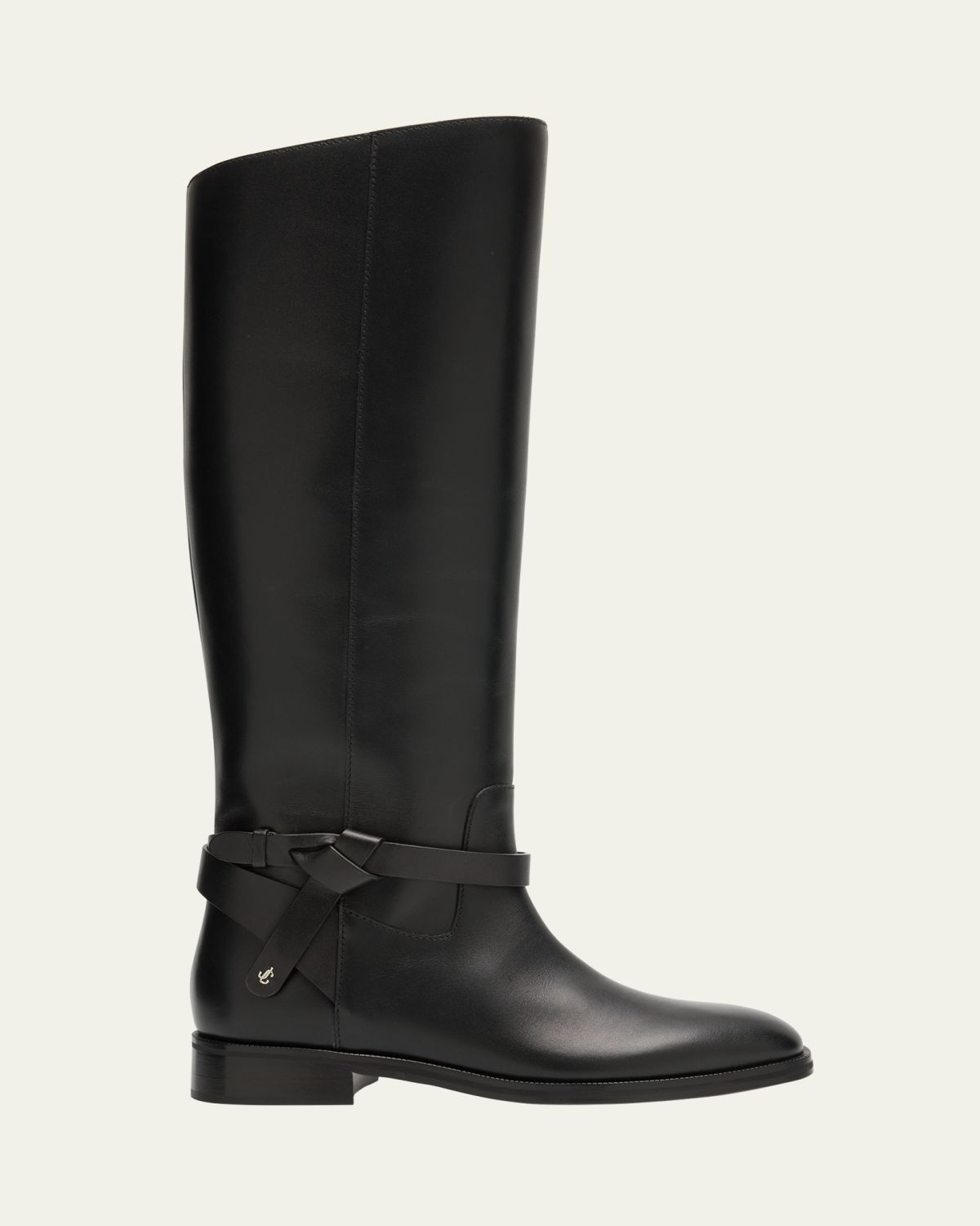 Jimmy Choo Lawton Leather Knee Boots