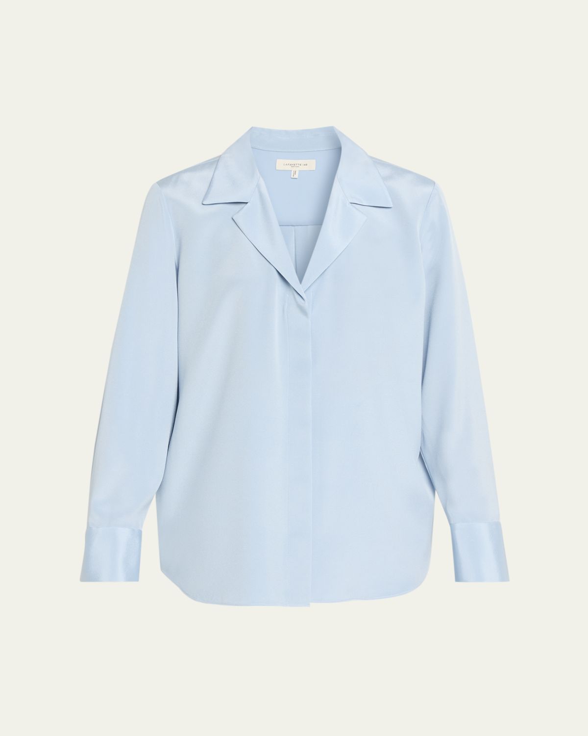 Lafayette 148 New York Pleated Button-Down Shirt | Thumbnail 8