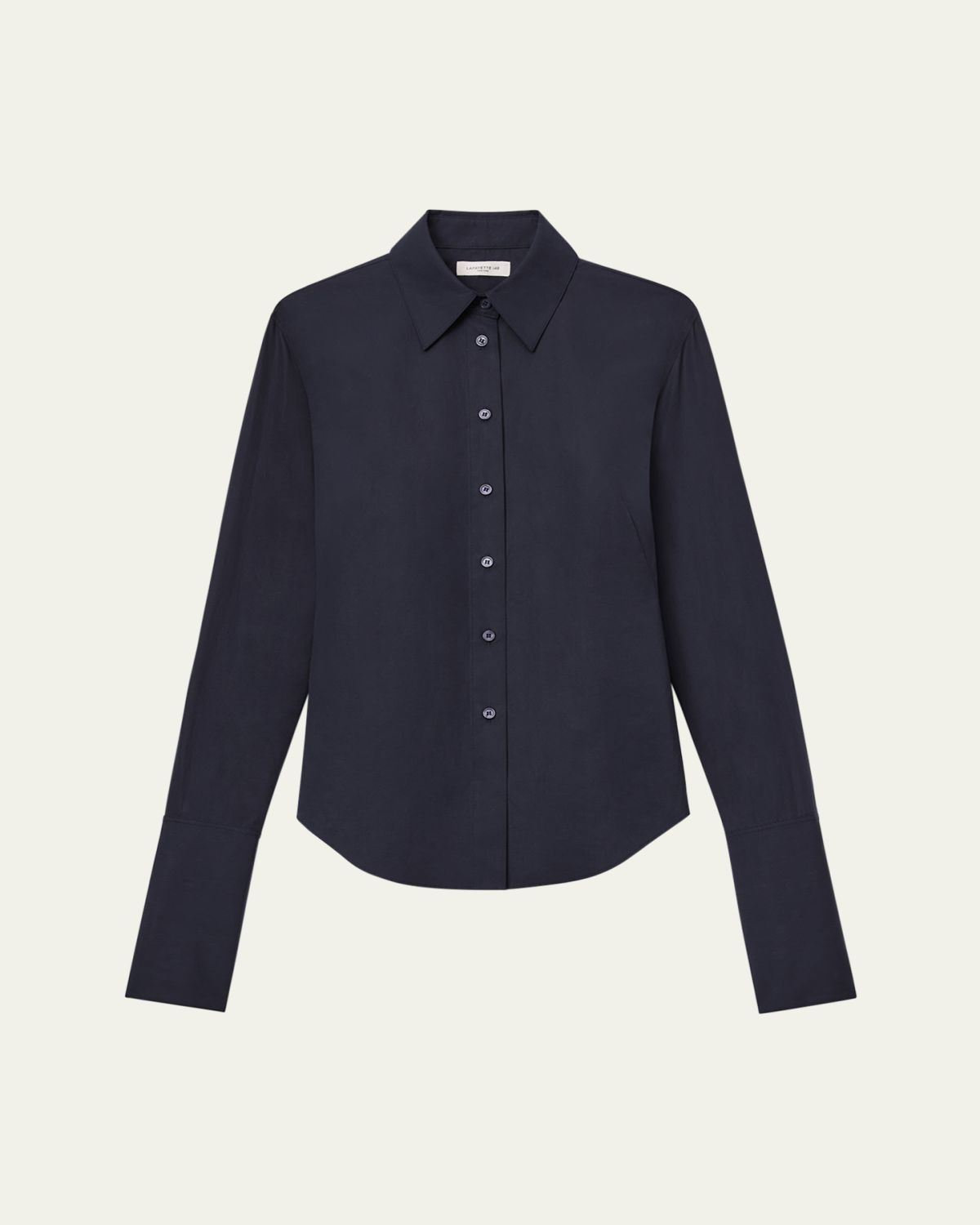 Lafayette 148 New York Button-Down Cotton Shirt