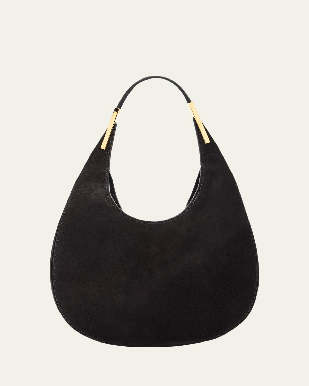 Savette Florence Small Suede Hobo Bag