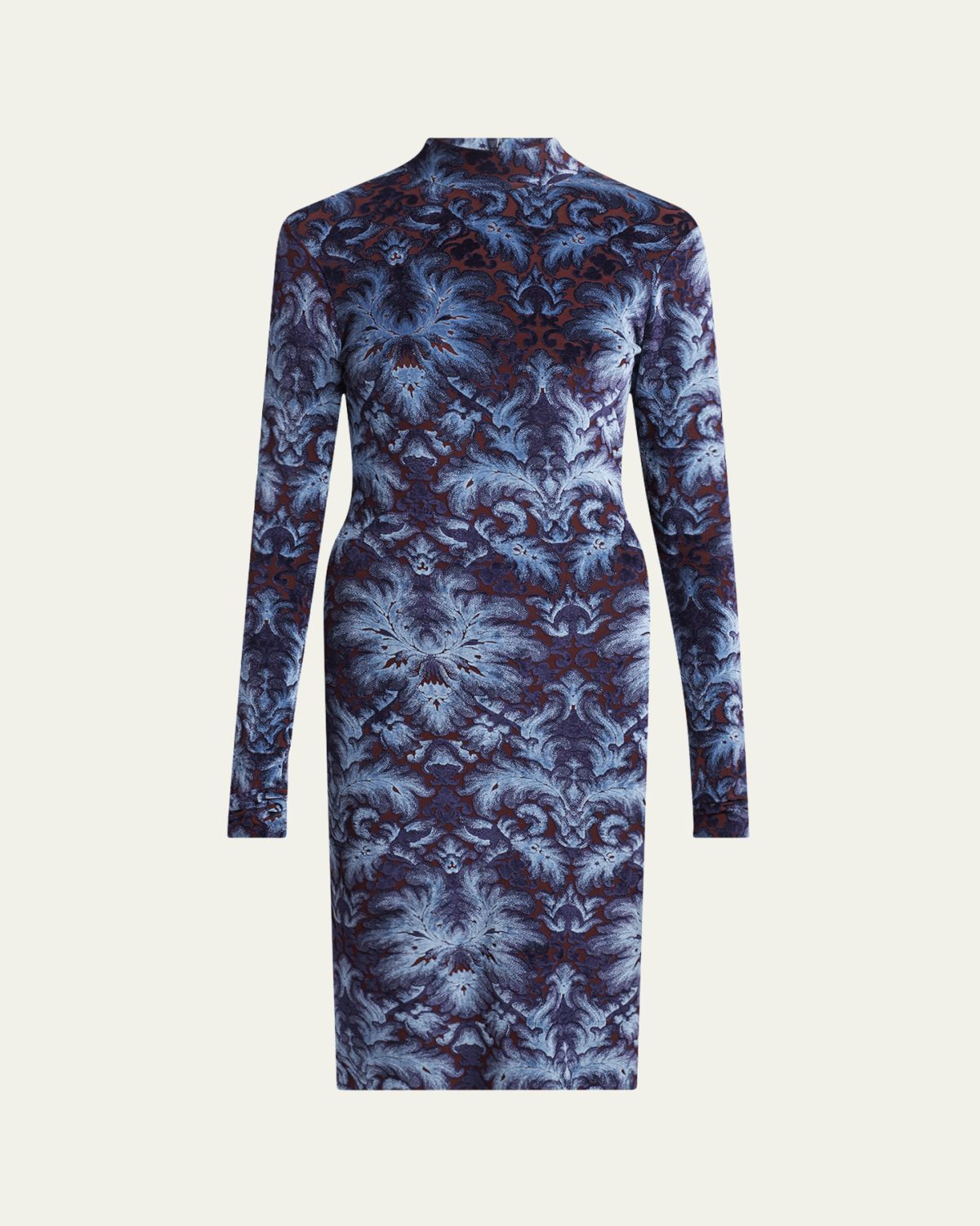 Etro Long-Sleeve Midi Dress | Thumbnail 6 Etro Long-Sleeve Midi Dress | Thumbnail 6