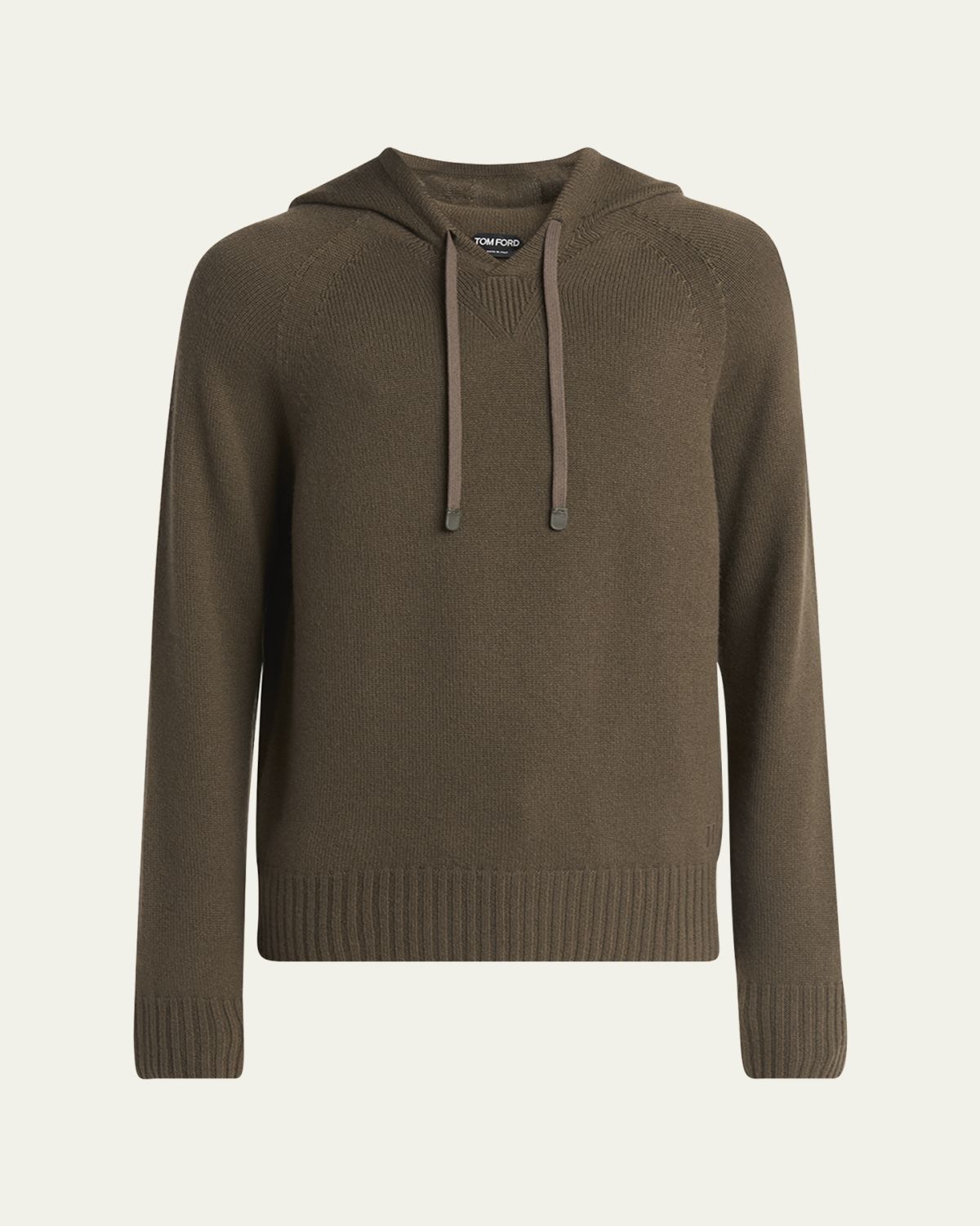 TOM FORD Men 's Seamless Cashmere Pullover Hoodie