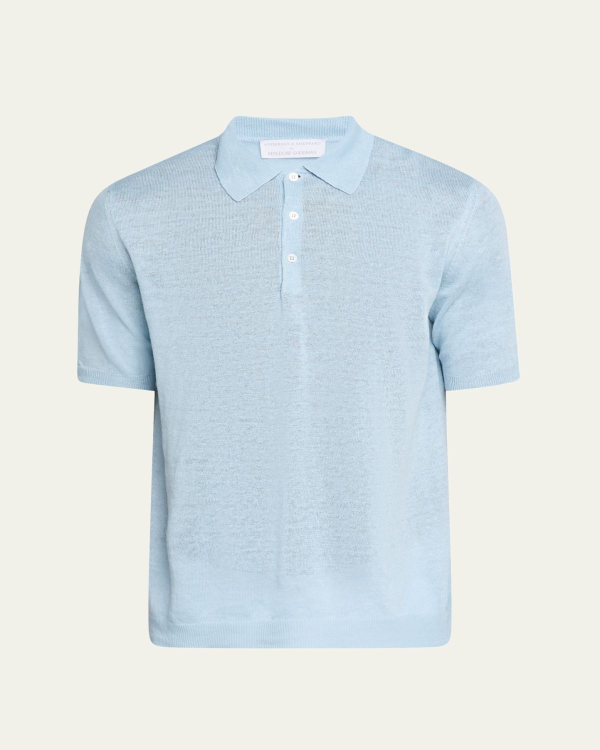 Anderson & Sheppard Men's Crewneck Cashmere Sweater