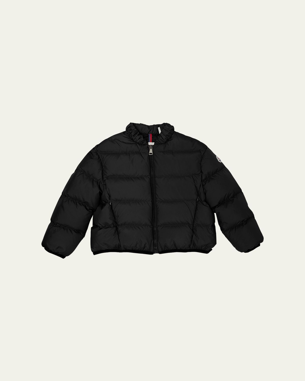 Moncler Girl's Ora Short Down Puffer Jacket, Size 4-