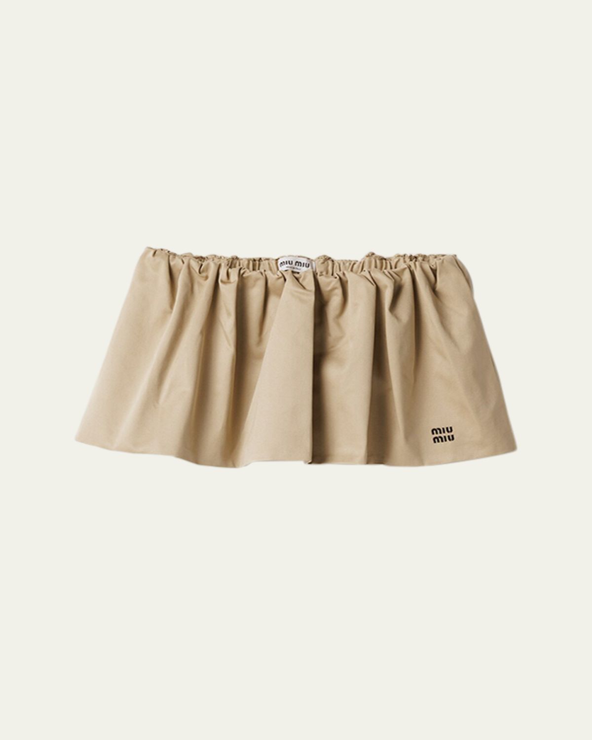 Miu Miu Chino Mini Skirt