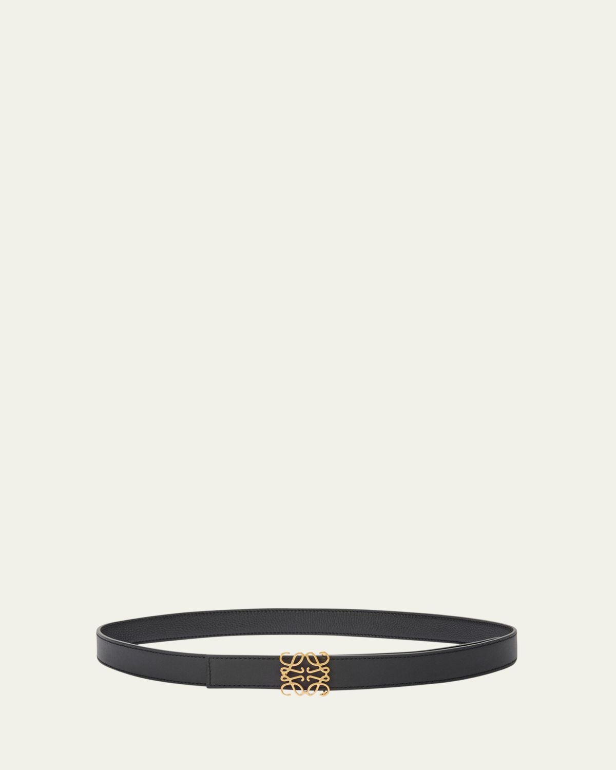 Loewe Anagram Reversible Grained Leather Belt